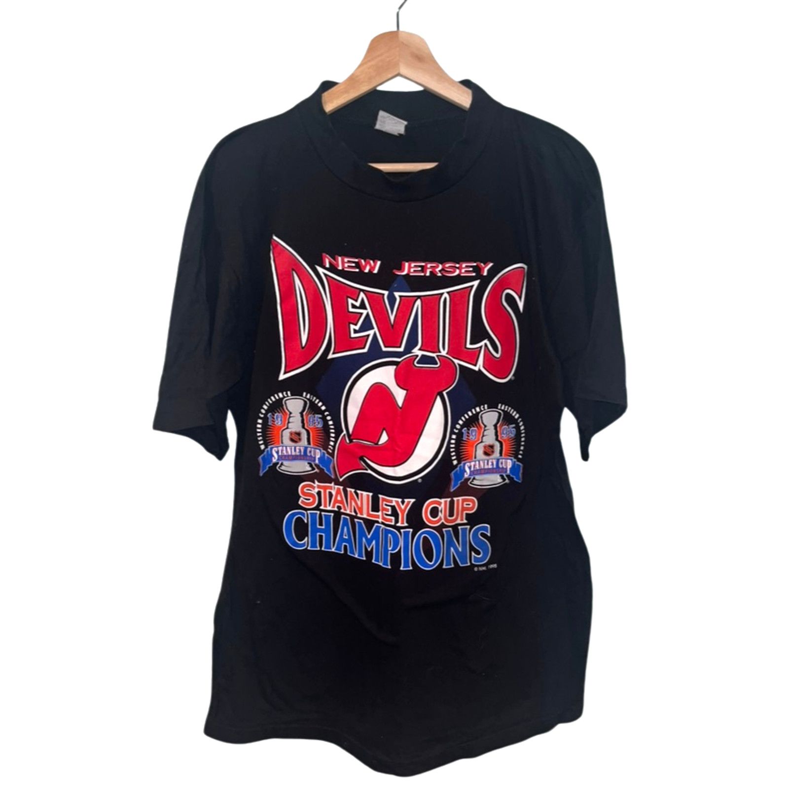 Other New Jersey Devils 1995 NHL Hockey Stanley Cup Champions T Size US L / EU 52-54 / 3 - 2 Thumbnail