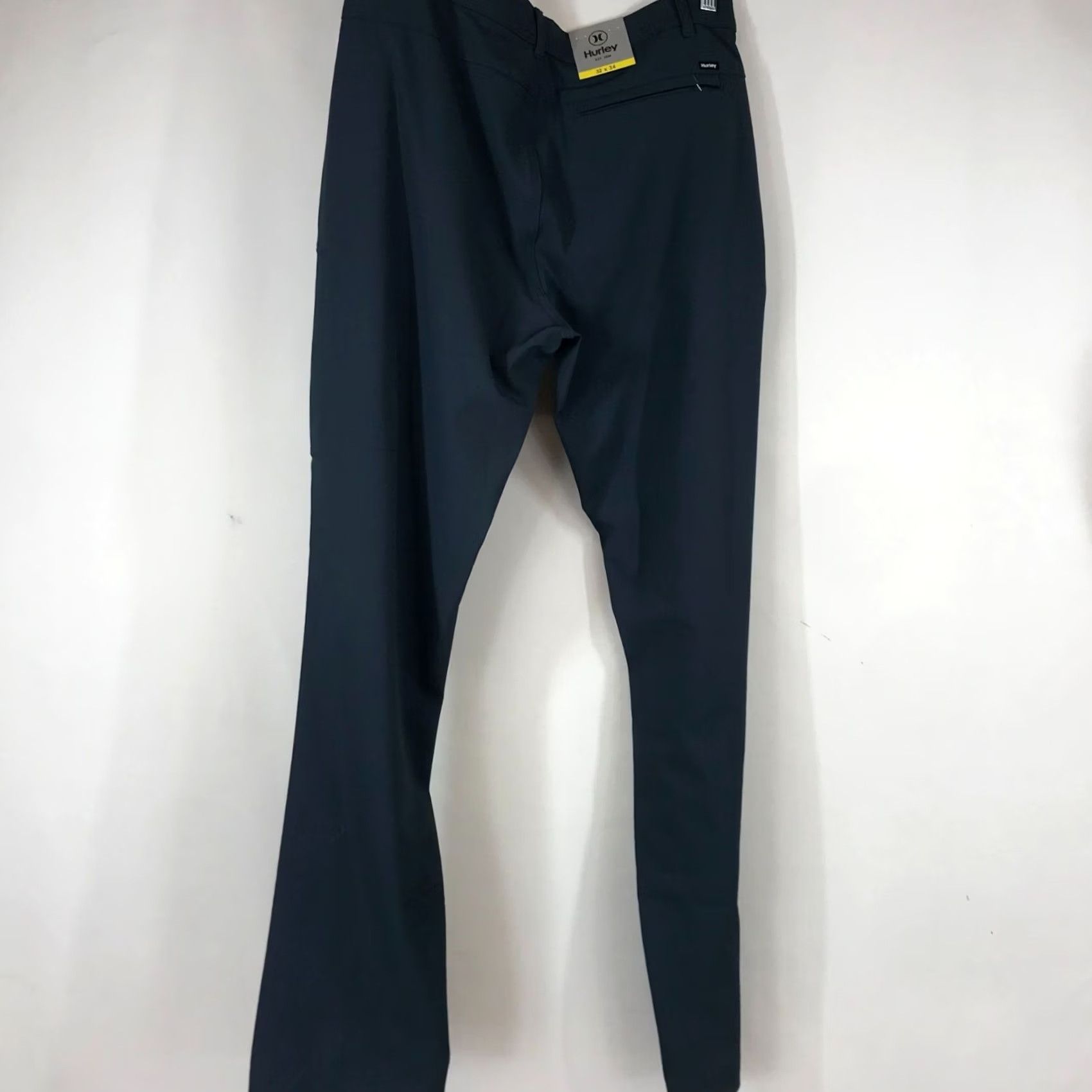 Hurley Hurley Mens 32 X 34Blue Polyester Blend Casual Golf Pants Size US 32 / EU 48 - 3 Thumbnail