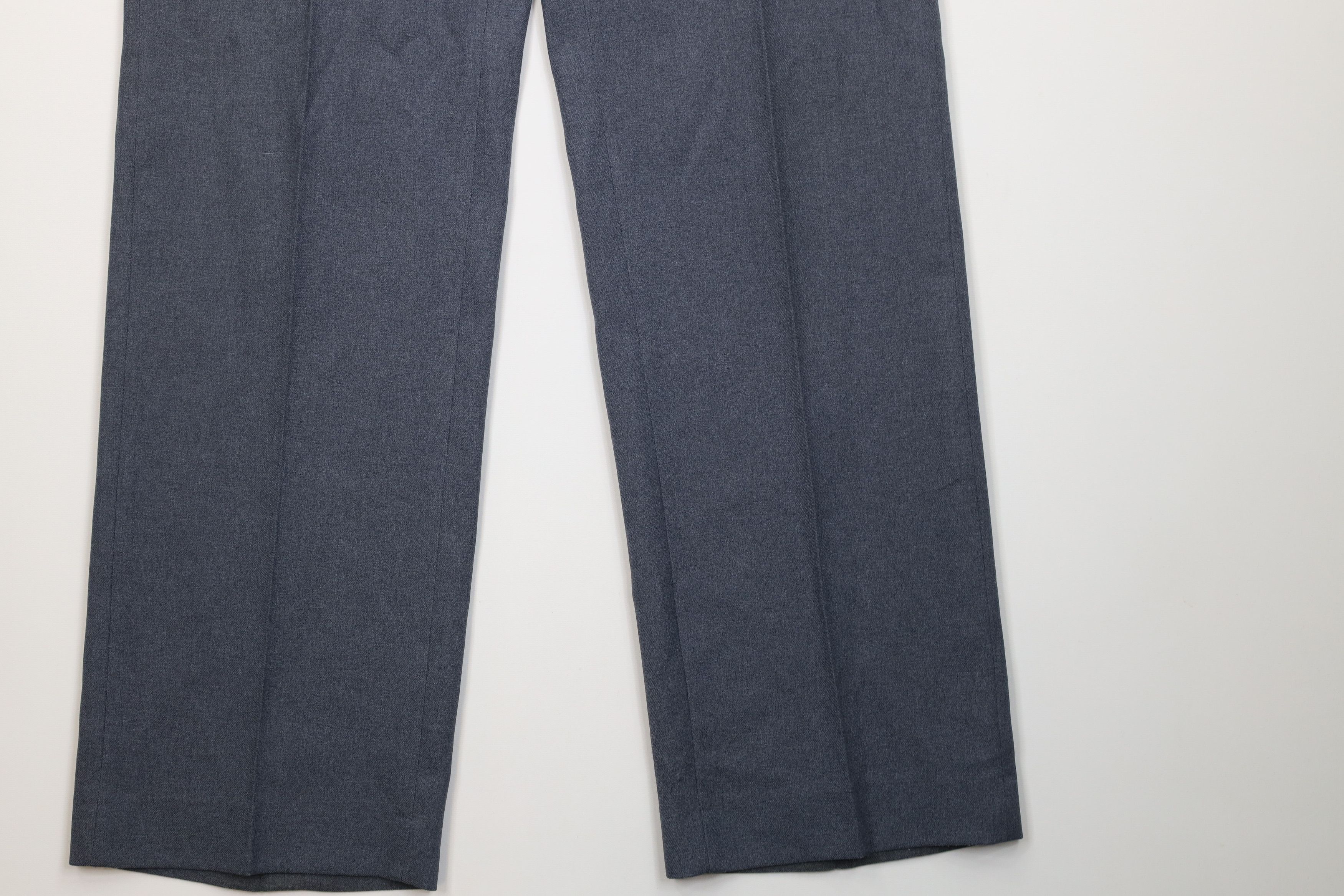 Vintage Vintage 70s Streetwear Knit Bell Bottoms Pants Blue USA Size US 36 / EU 52 - 4 Thumbnail