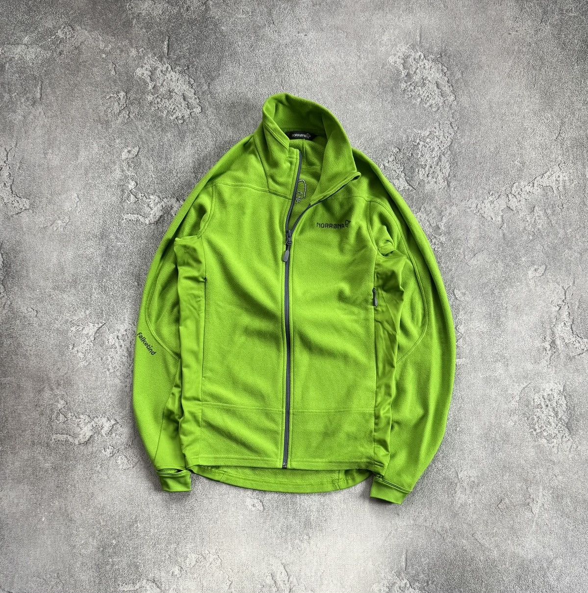 Norrona Norrona S/size falketing warm jacket zip fleece outdoor Size US S / EU 44-46 / 1 - 1 Thumbnail