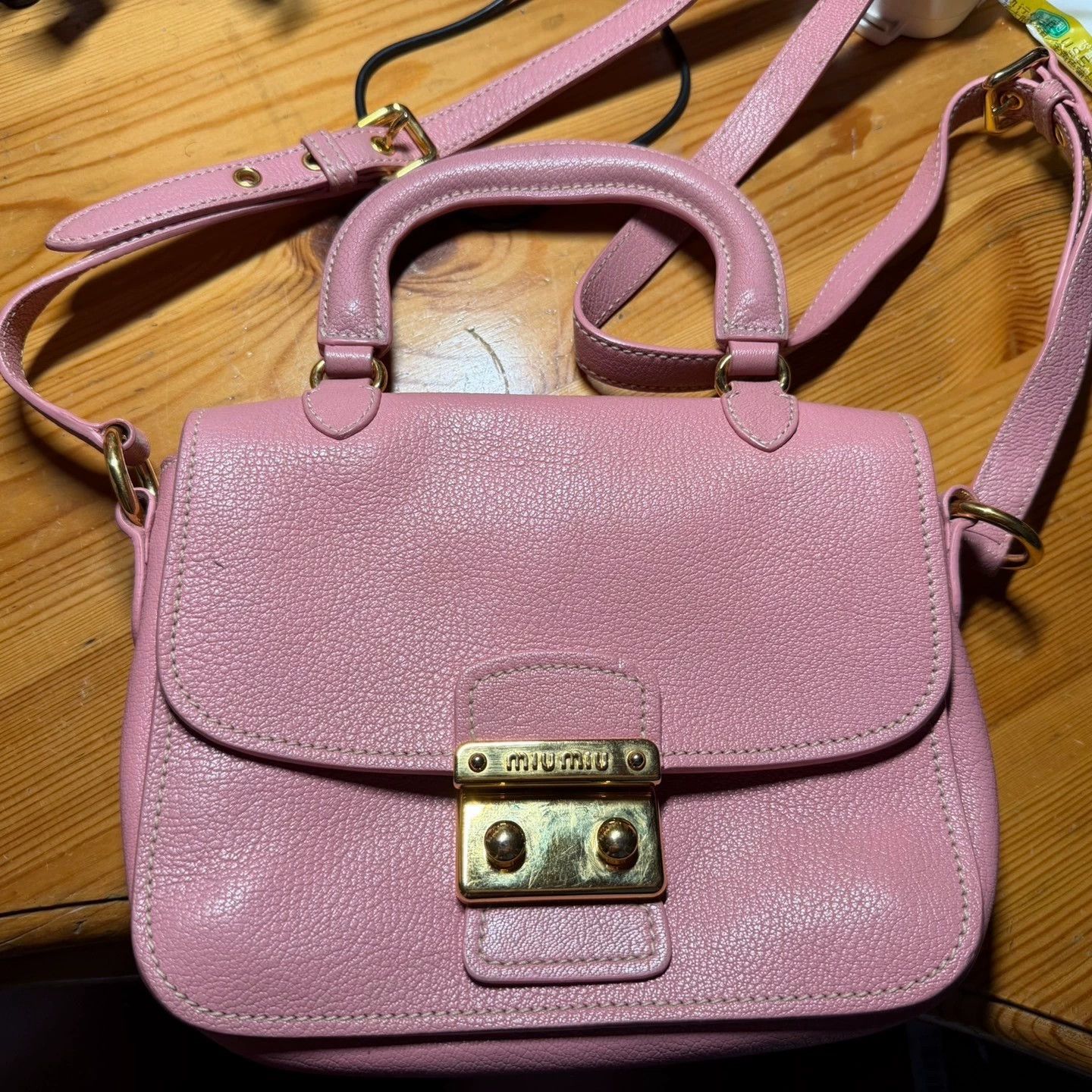 Miu Miu MIU MIU pink postman bag 98 new Size ONE SIZE - 1 Thumbnail