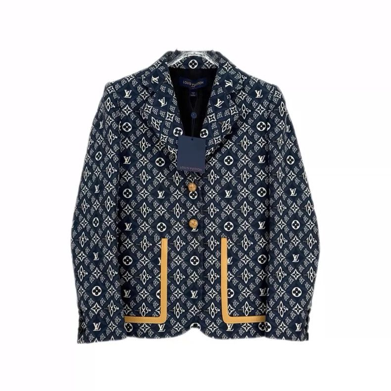 Louis Vuitton Louis Vuitton Dark blue with classic logo blazer 2505-Nexta Size XS / US 0-2 / IT 36-38 - 1 Thumbnail