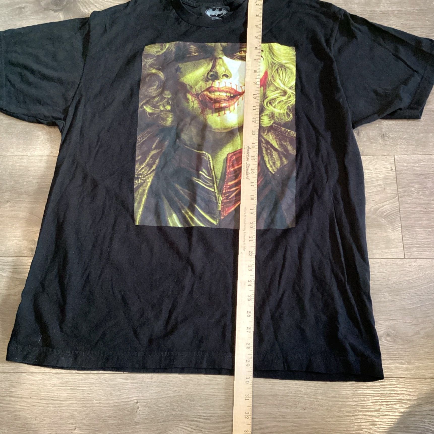 DC Comics BATMAN T-SHIRT Harley Quinn Damned 2 Graphic Print Adult XL Black DC Comics Mens Size US XL / EU 56 / 4 - 5 Thumbnail