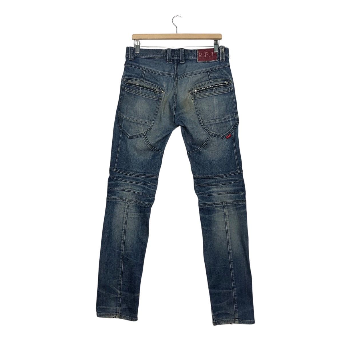 Japanese Brand 📌Vintage Denim Pants Biker Rupert Japan Size US 32 / EU 48 - 9 Thumbnail