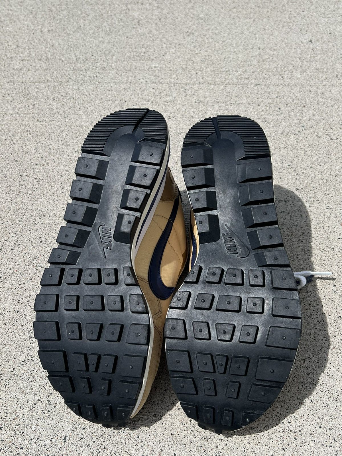 Nike × Sacai Nike X Sacai vaporwaffle Mens “Sesame Blue Void” Size US 7.5 / EU 40-41 - 6 Thumbnail
