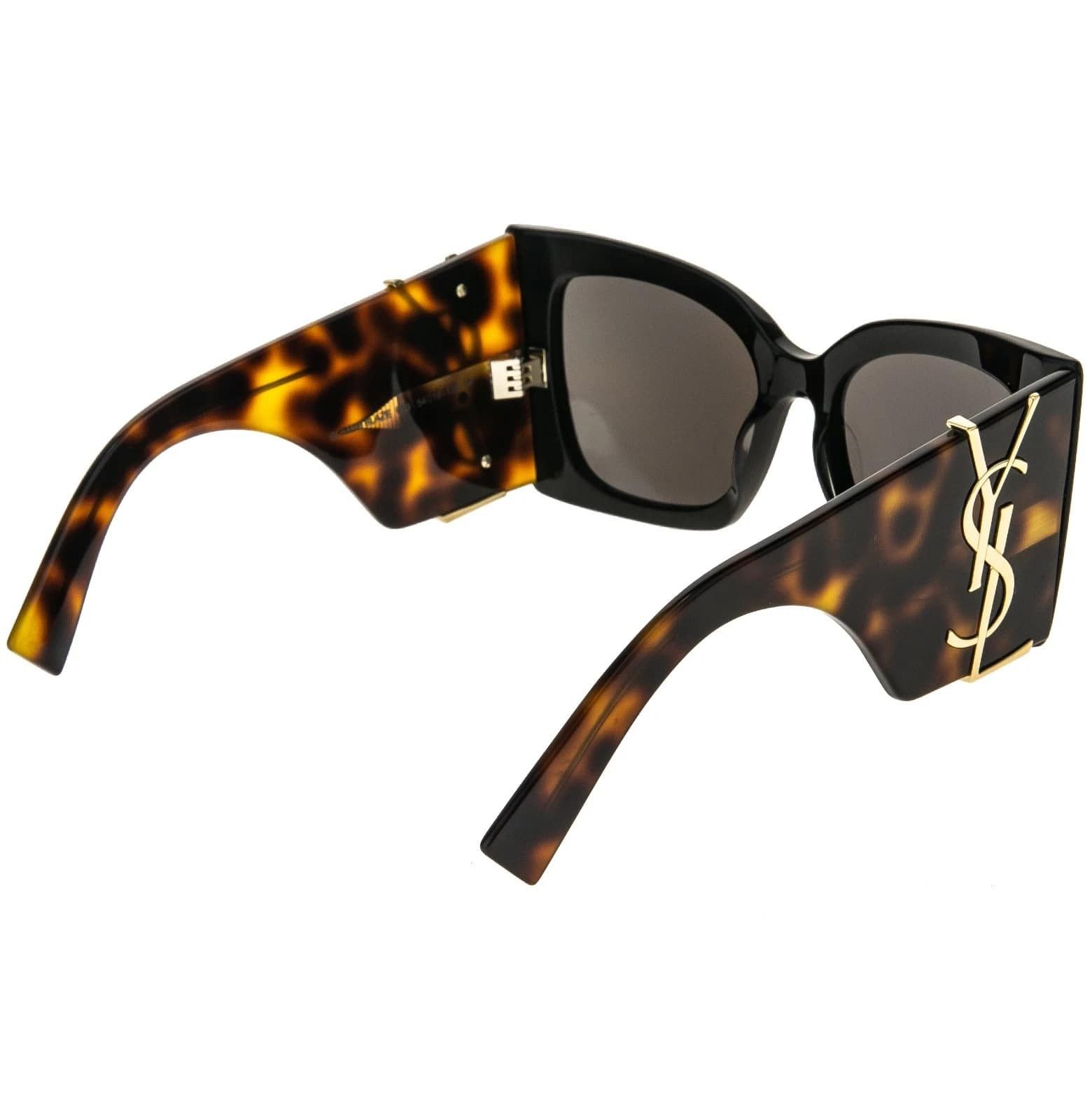 Yves Saint Laurent SAINT LAURENT BLAZE YSL 119 SLM119 003 Black Brown Sunglass Size ONE SIZE - 2 Thumbnail