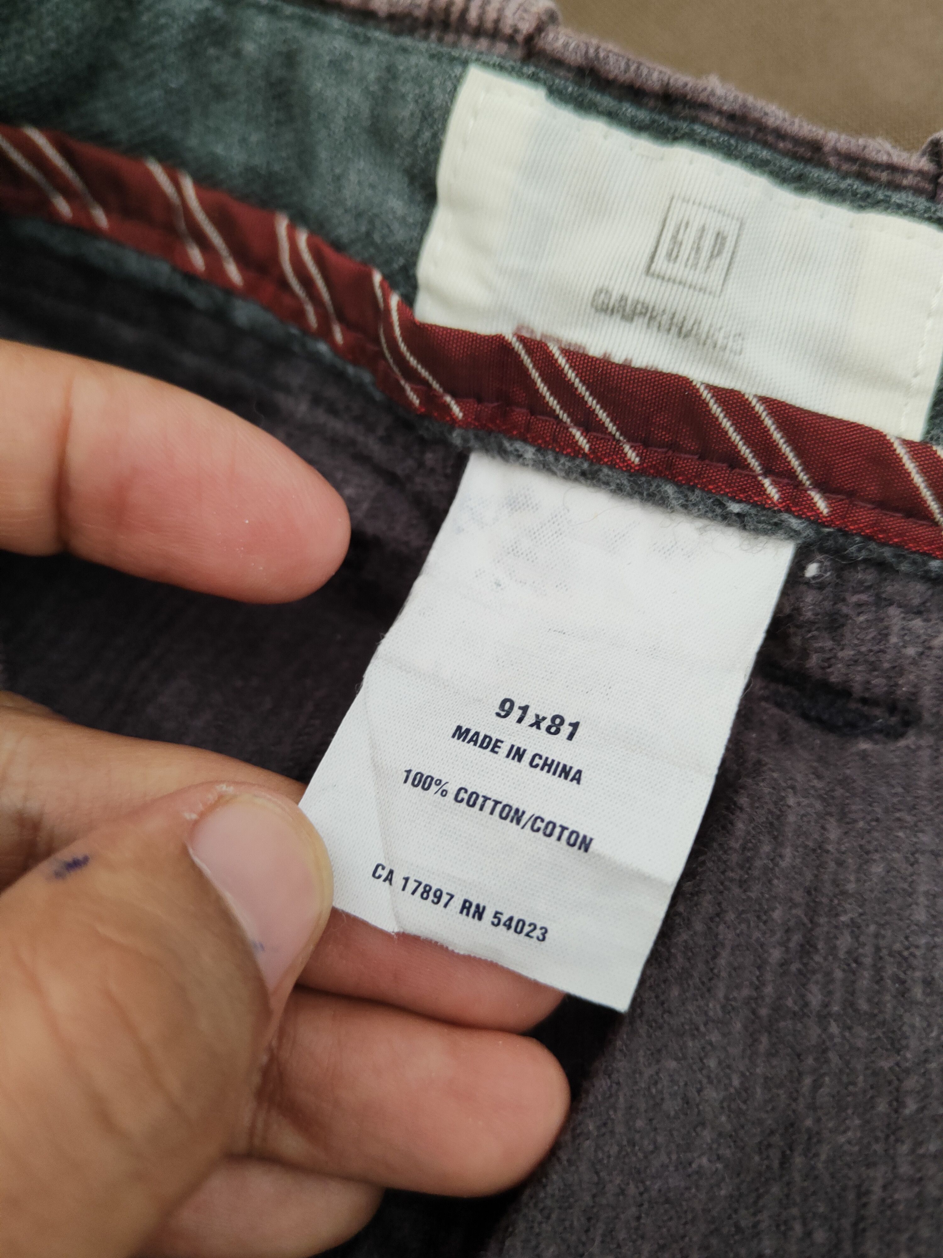 Gap Gap Dark Purple Multipocket Corduroy Pants #W1848 Size US 36 / EU 52 - 13 Thumbnail