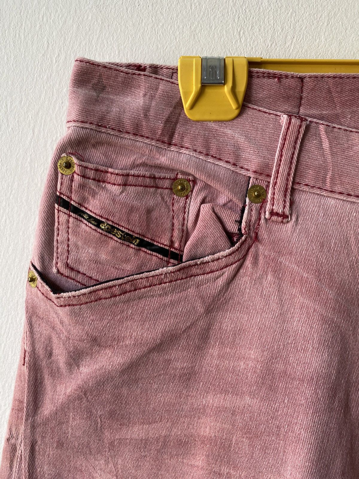 If Six Was Nine Japanese Brand Apestein Flare Distressed Denim Size US 31 - 8 Thumbnail