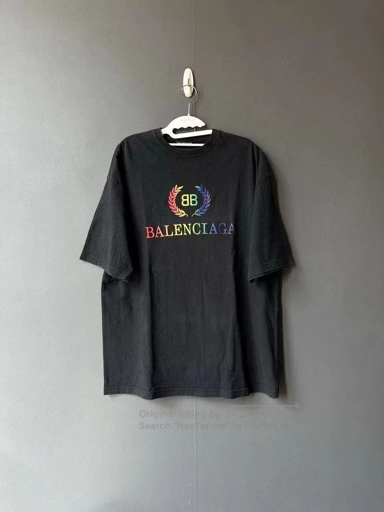 Balenciaga Balenciaga Rainbow Wheat Ear T-shirt. Size US XS / EU 42 / 0 - 1 Thumbnail
