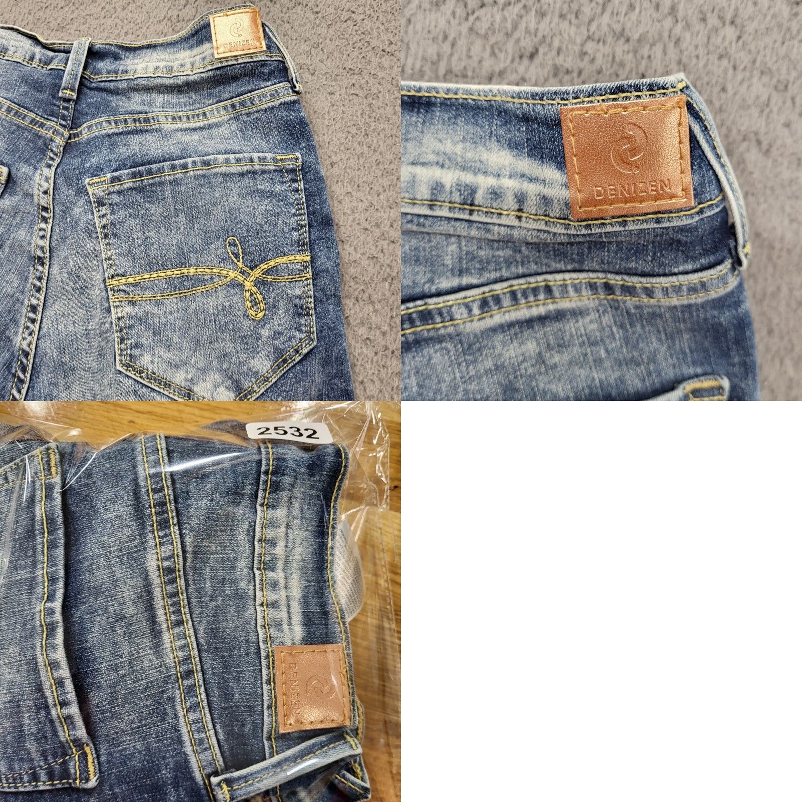 Levi's Levi's Denizen Jeans Women's 7 W28 Ultr High-Rise Ankle Jeggings Acid Wash Denim Jeans Women's 90s Beach Size 28" / US 6 / IT 42 - 9 Thumbnail
