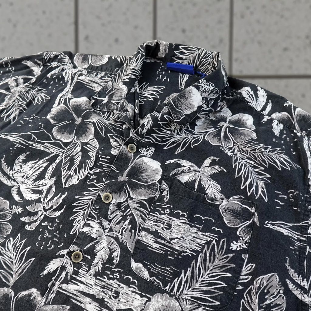 Ocean Pacific VTG OP Shirt Mens XL Black Floral Hawaiian Button Up 90s Tropical Casual Upcoming Size US XL / EU 56 / 4 - 1 Thumbnail