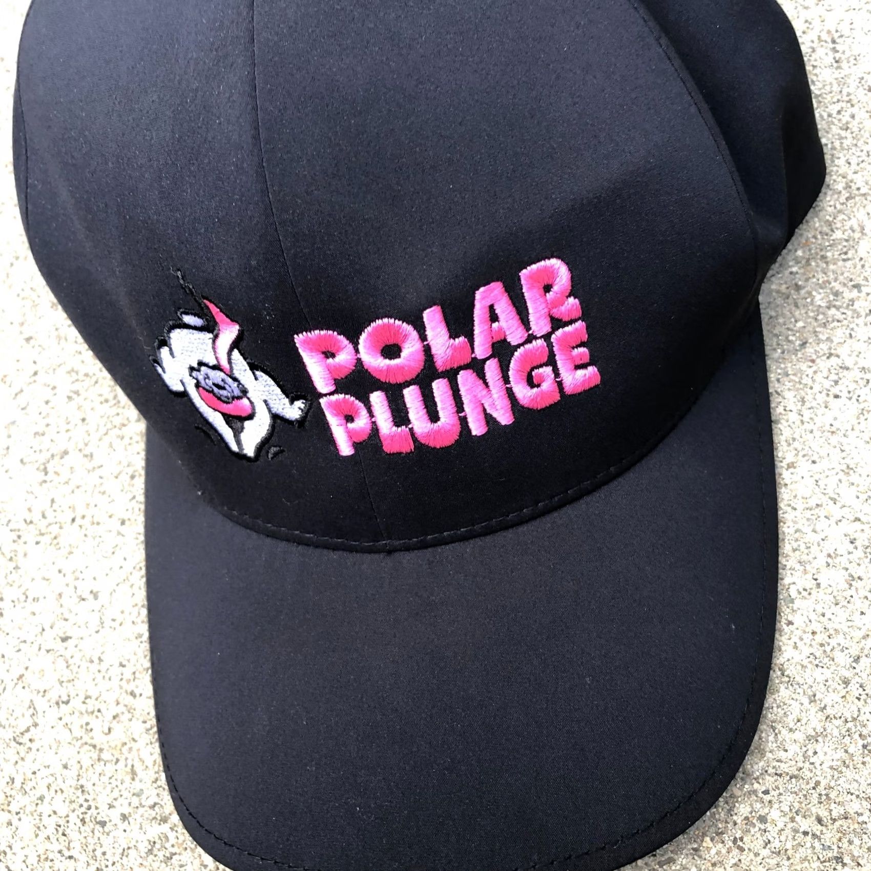 Vintage FLEXFIT DELTA Polar Plunge Baseball Hat Men's S/M Black Cap Moisture Wicking Baseball Cap Mens S/M Black Polo Plunge Delta Flexfit Polar Size ONE SIZE - 3 Thumbnail