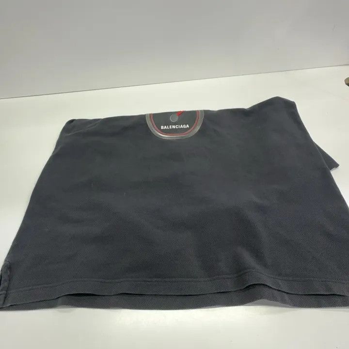 Balenciaga Balenciaga Balenciaga Wheel Print Polo Shirt in Black -250 Size US S / EU 44-46 / 1 - 2 Thumbnail