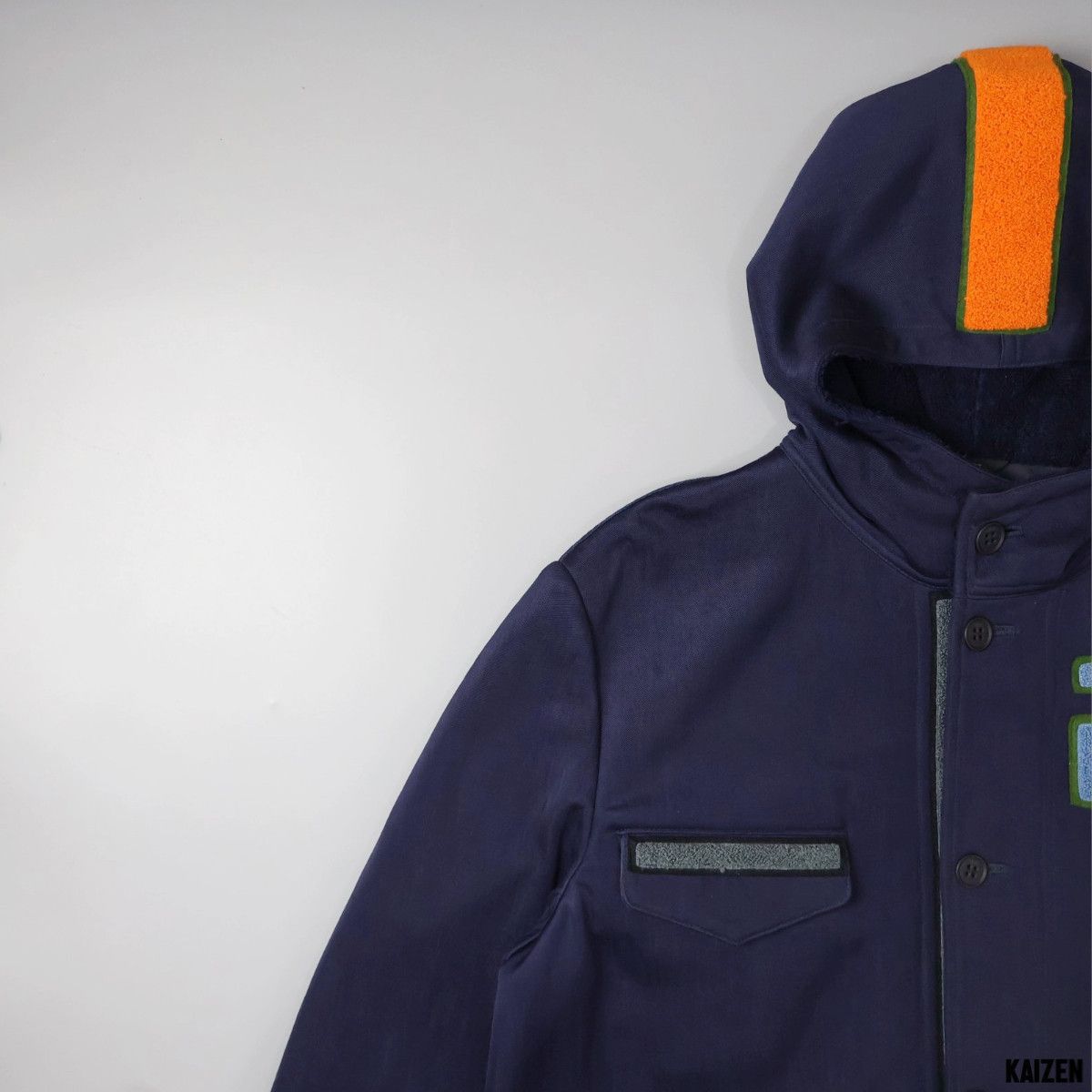 Fendi FENDI - MULTI PATCH BLOUSON HOODED JACKET Size US L / EU 52-54 / 3 - 6 Thumbnail