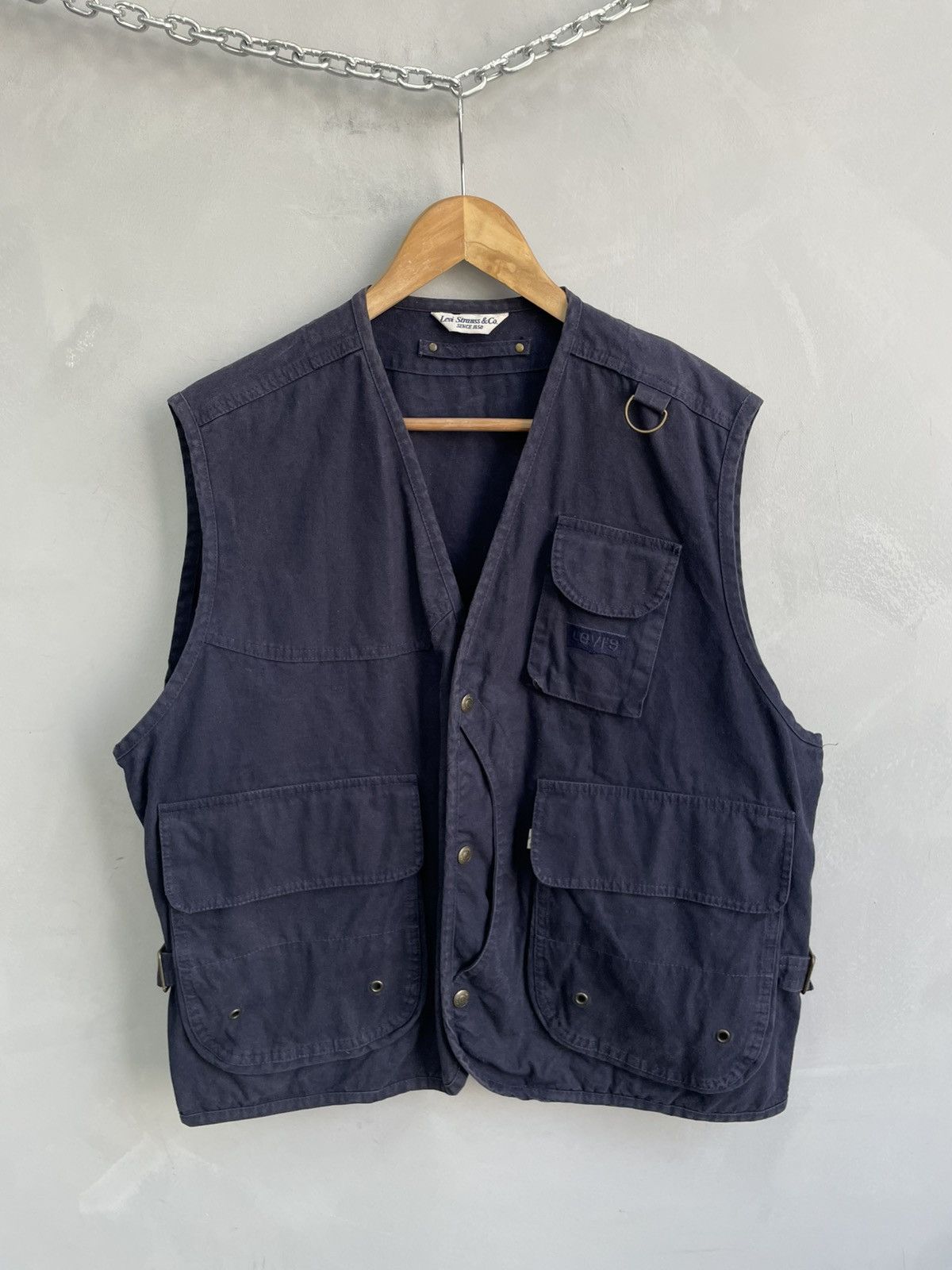 Levi's Multipocket Levis jacket vest 90s USA Size US XL / EU 56 / 4 - 1 Thumbnail