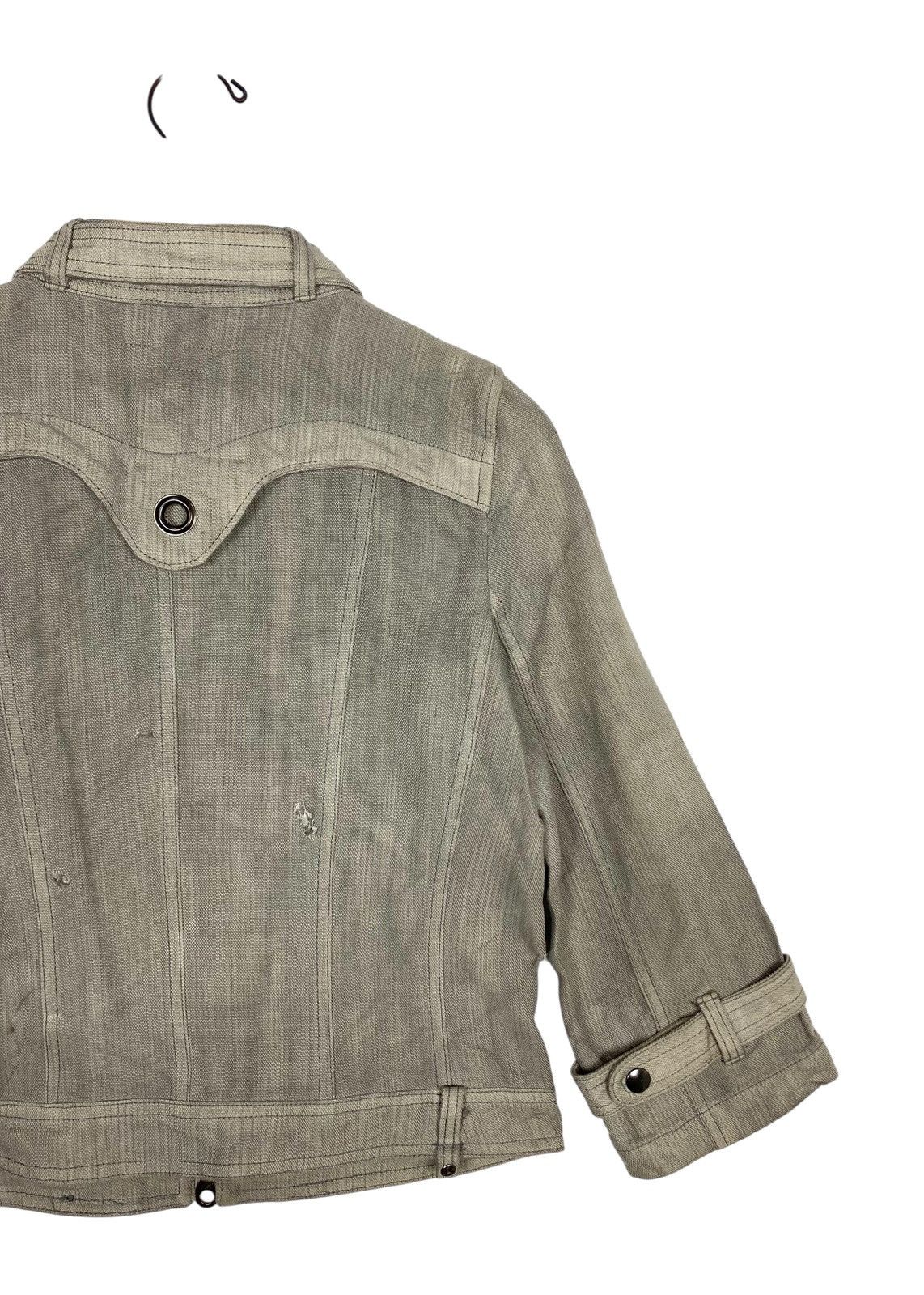 Japanese Brand Rare‼️Luxxm Distressed Jacket Riri Zip Size XS / US 0-2 / IT 36-38 - 7 Thumbnail