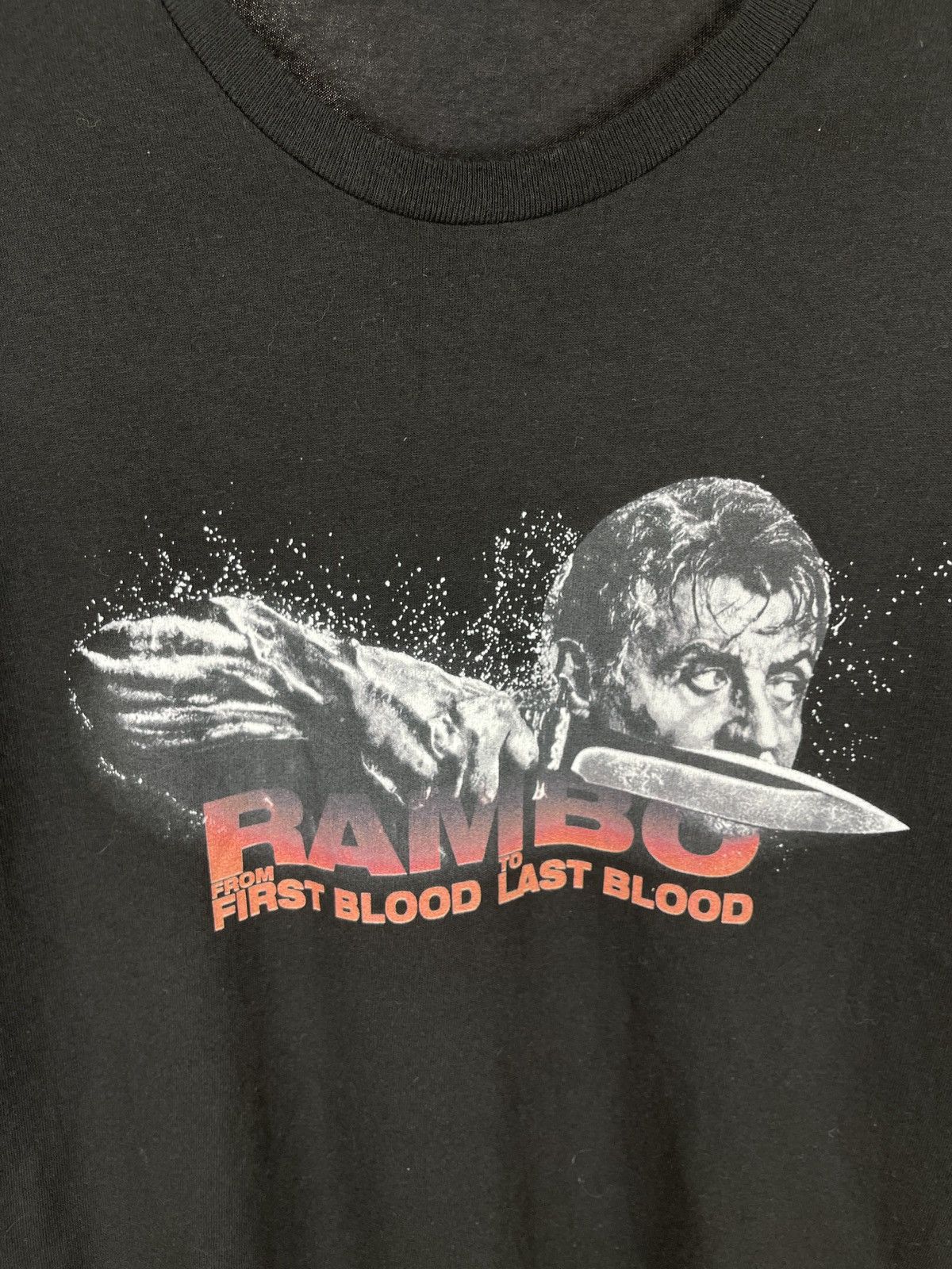 Delta Delta vintage y2k Rambo from first blood to last blood tee Size US L / EU 52-54 / 3 - 4 Thumbnail
