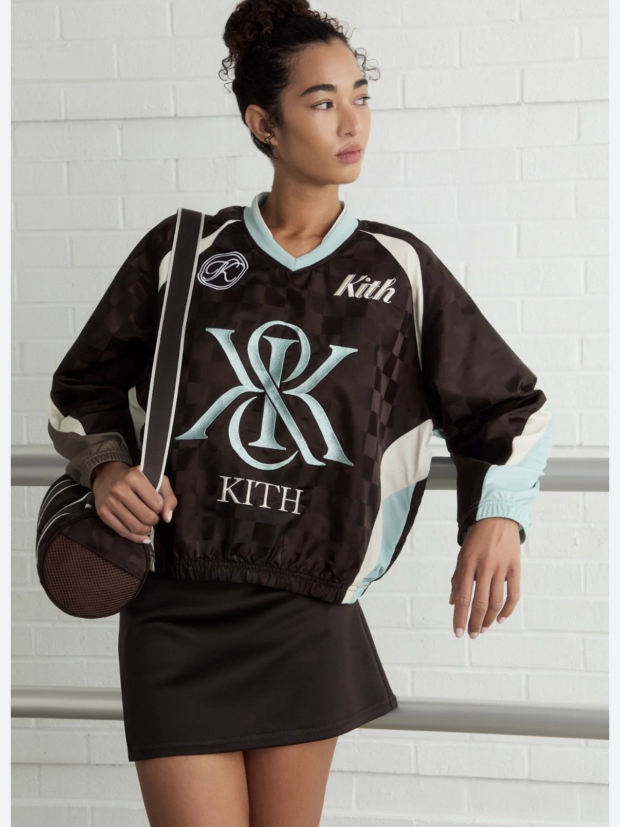 Kith KITH CHECKERED SATIN DAYTON PULLOVER Size XL / US 12-14 / IT 48-50 - 2 Thumbnail