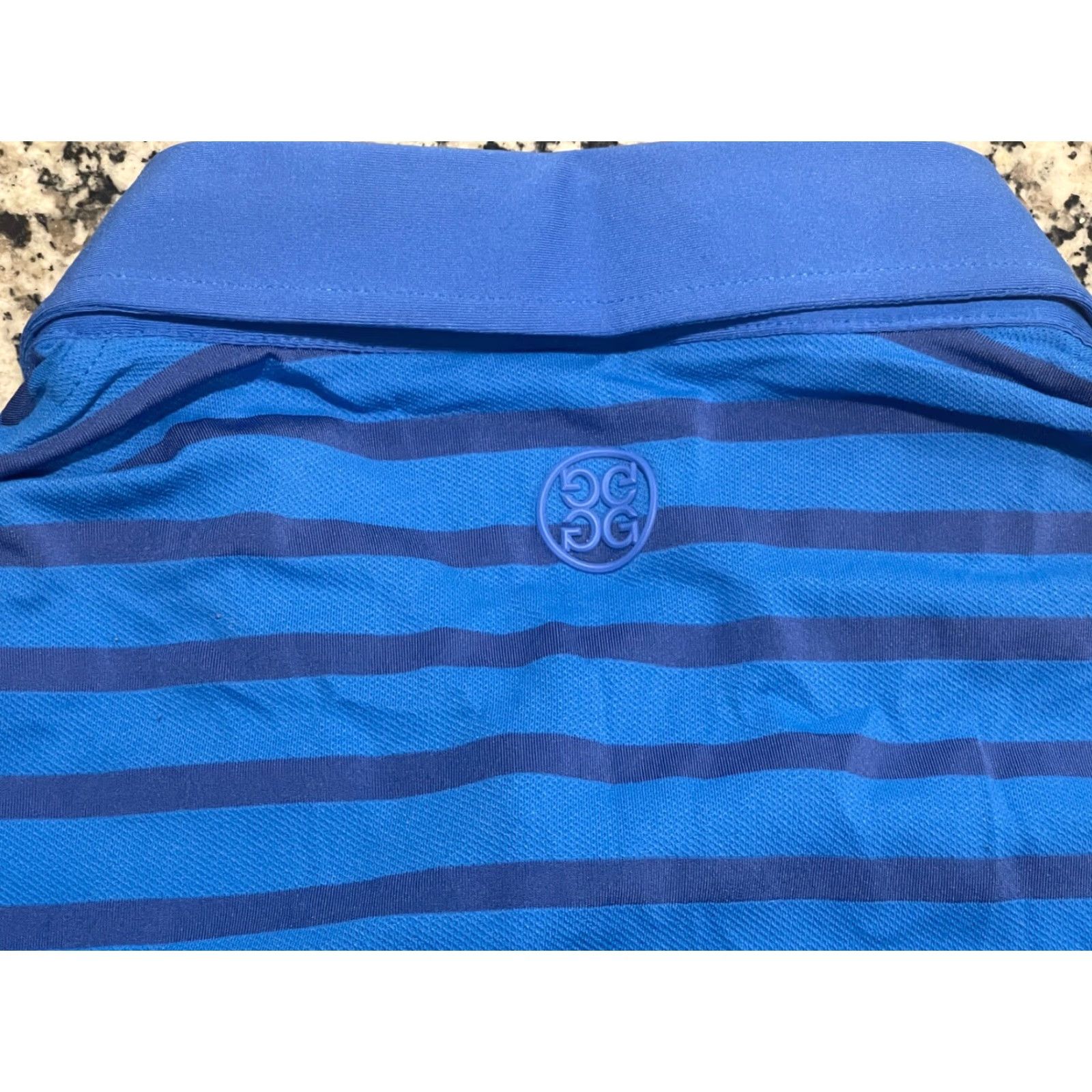 G/FORE G/FORE Polo Shirt Mens Blue Stripe Short Sleeve M Medium Size US M / EU 48-50 / 2 - 5 Thumbnail