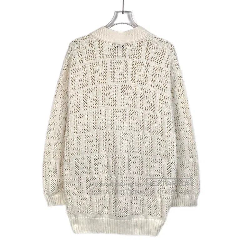 Fendi Fendi Off-white logo letter hollow-out all-over print cott Size XXS / US 00 / IT 34 - 2 Thumbnail