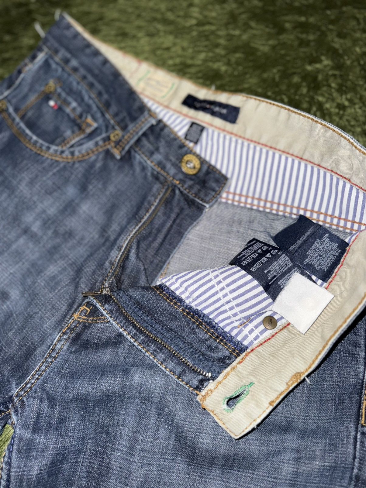Tommy Hilfiger [W30/L32] Tommy Hilfiger USA Premium Cropped Denim Pants Size US 30 / EU 46 - 3 Thumbnail