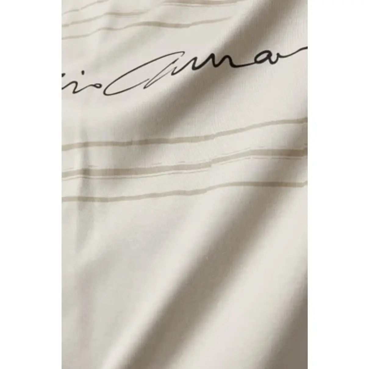 Giorgio Armani GIORGIO ARMANI Cursive brand-print cotton T-shirt Size US XXL / EU 58 / 5 - 5 Thumbnail