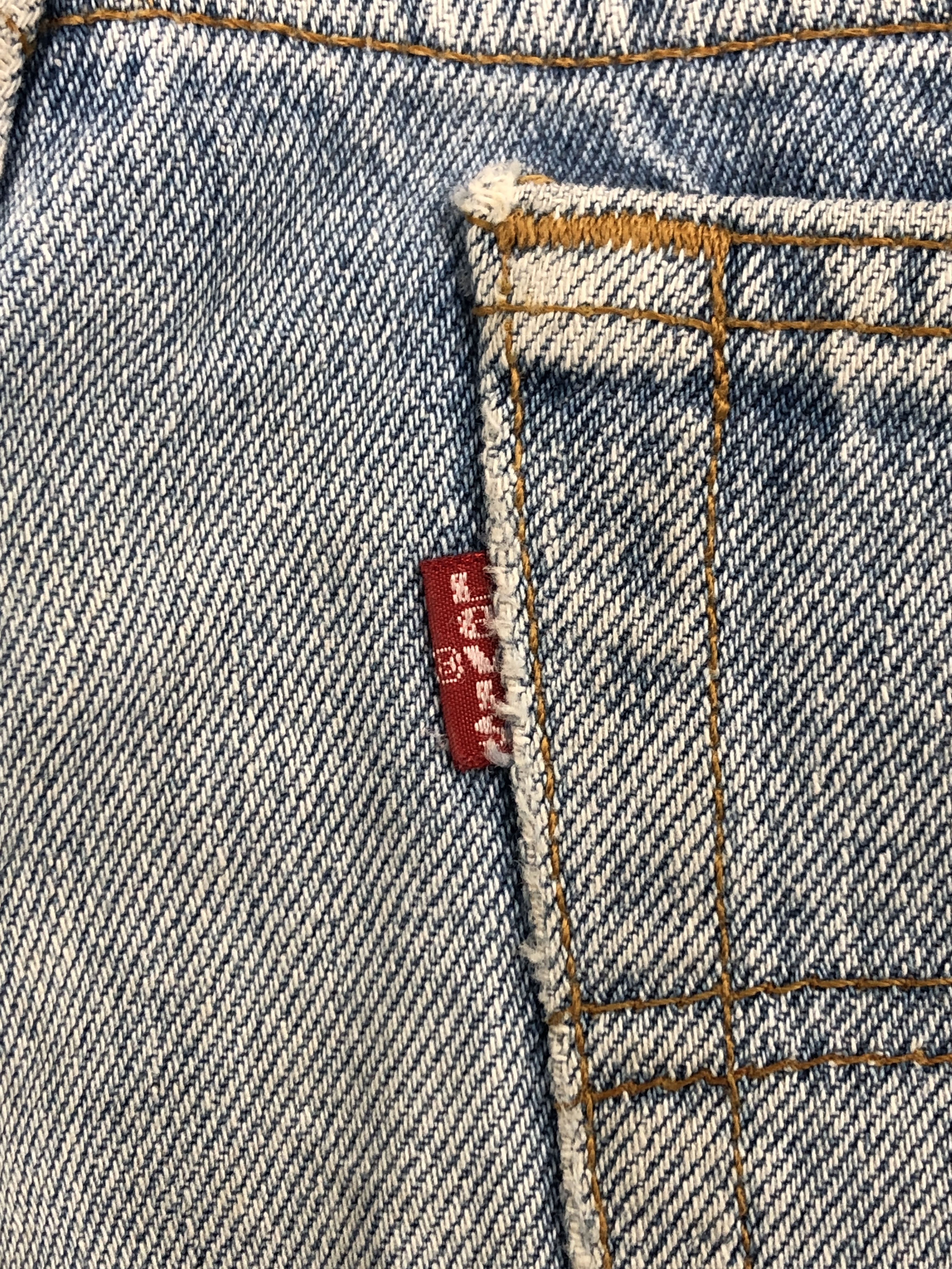Levi's × Vintage Vintage 90s Levis 501 Light Washed Jeans Size US 31 - 6 Thumbnail