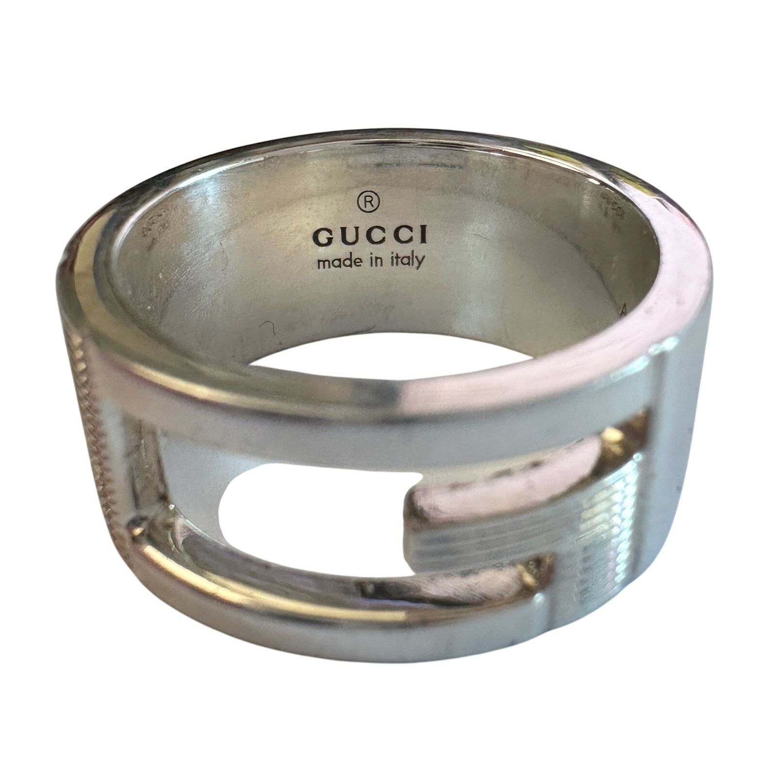 Gucci Gucci Abstract G Ring Sterling Silver - Size 4.75 Size ONE SIZE - 2 Thumbnail