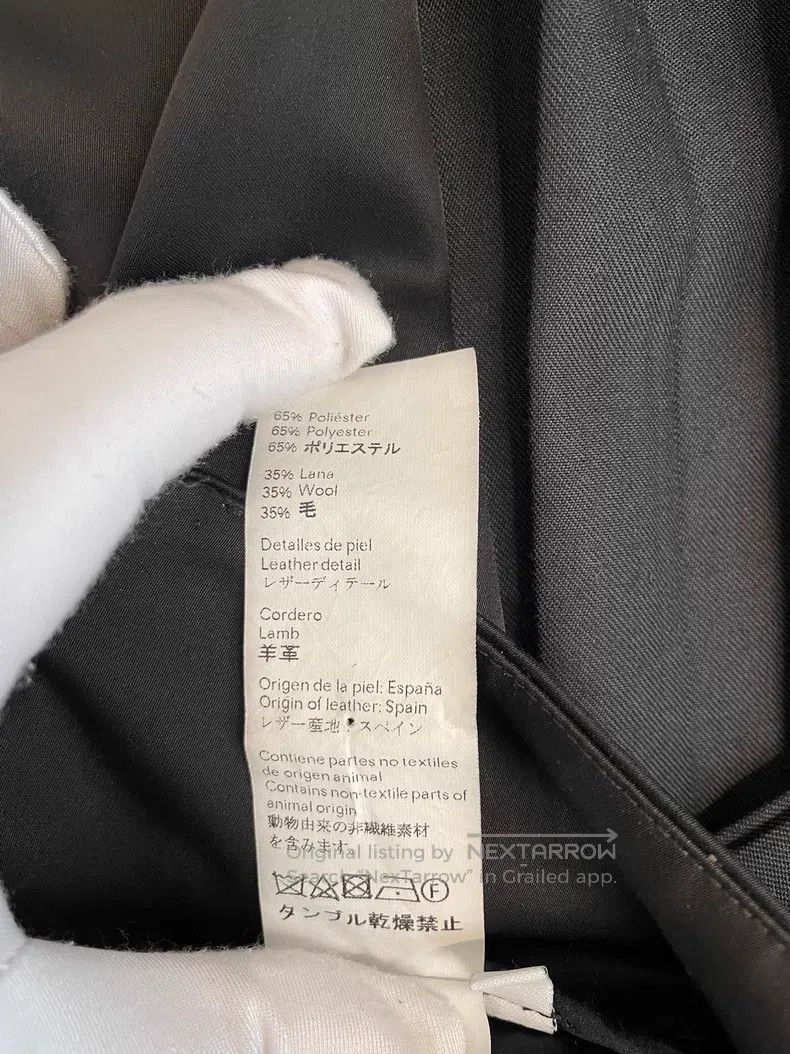 Loewe Loewe Black Gray Polyester Wool Half Skirt Size 42" / US 20 - 3 Thumbnail