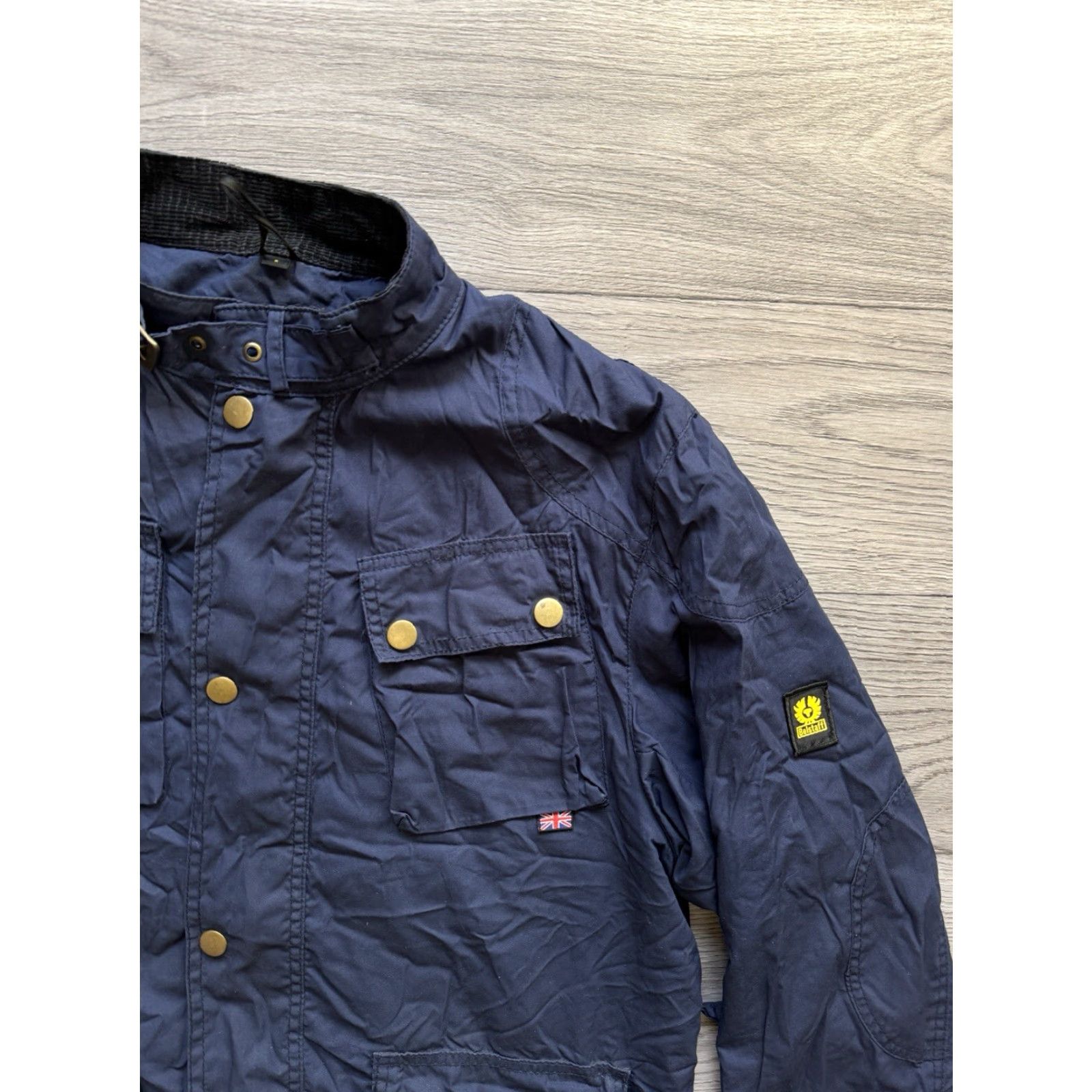 Belstaff Belstaff RACEMASTER Jacket Navy Size S Cotton Men Brown Label? Size US S / EU 44-46 / 1 - 7 Thumbnail