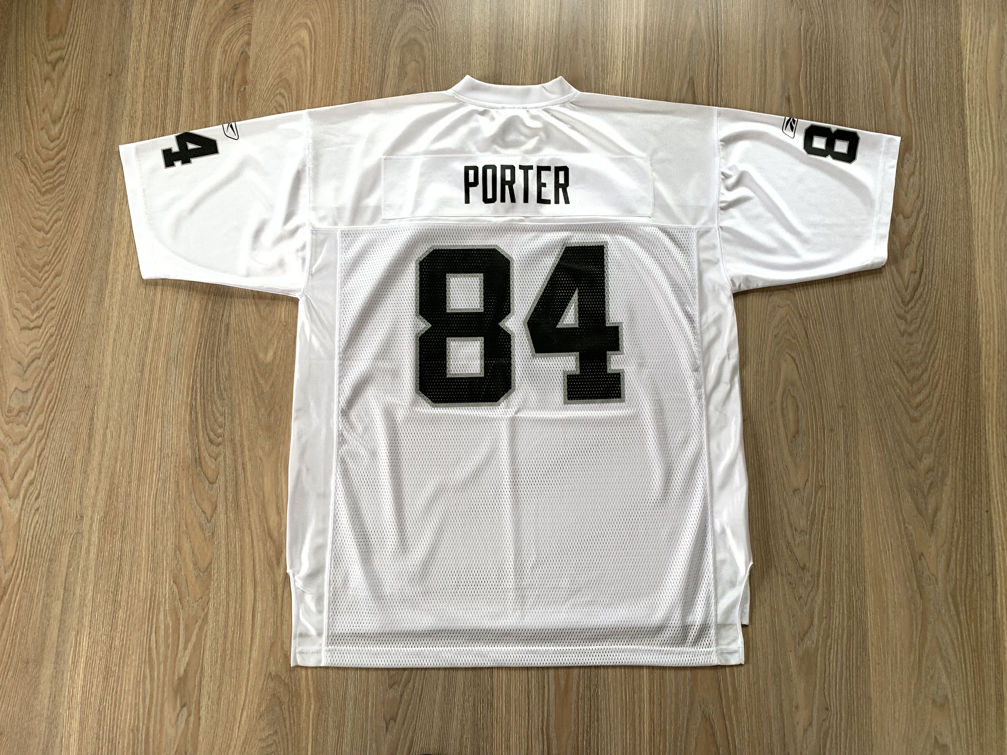 NFL × Reebok × Vintage Rare Reebok NFL Oakland Raiders Jerry Porter #84 Jersey Size US XL / EU 56 / 4 - 3 Thumbnail