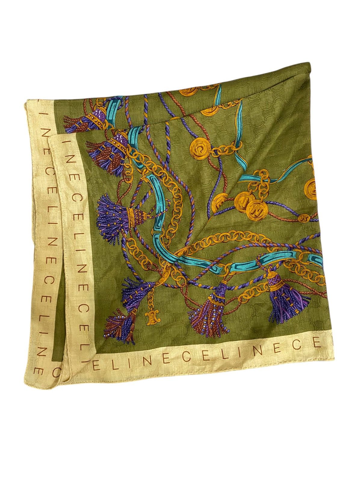 Celine × Vintage Vintage celine handkerchief/headband/bandana Size ONE SIZE - 2 Thumbnail