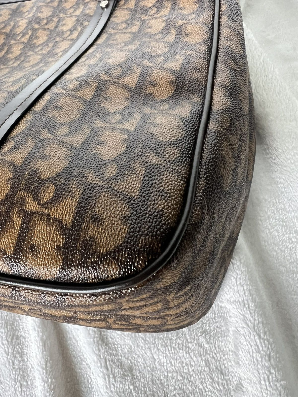 Dior Dior Trotter Brown Canvas Tote Bag Size ONE SIZE - 9 Thumbnail