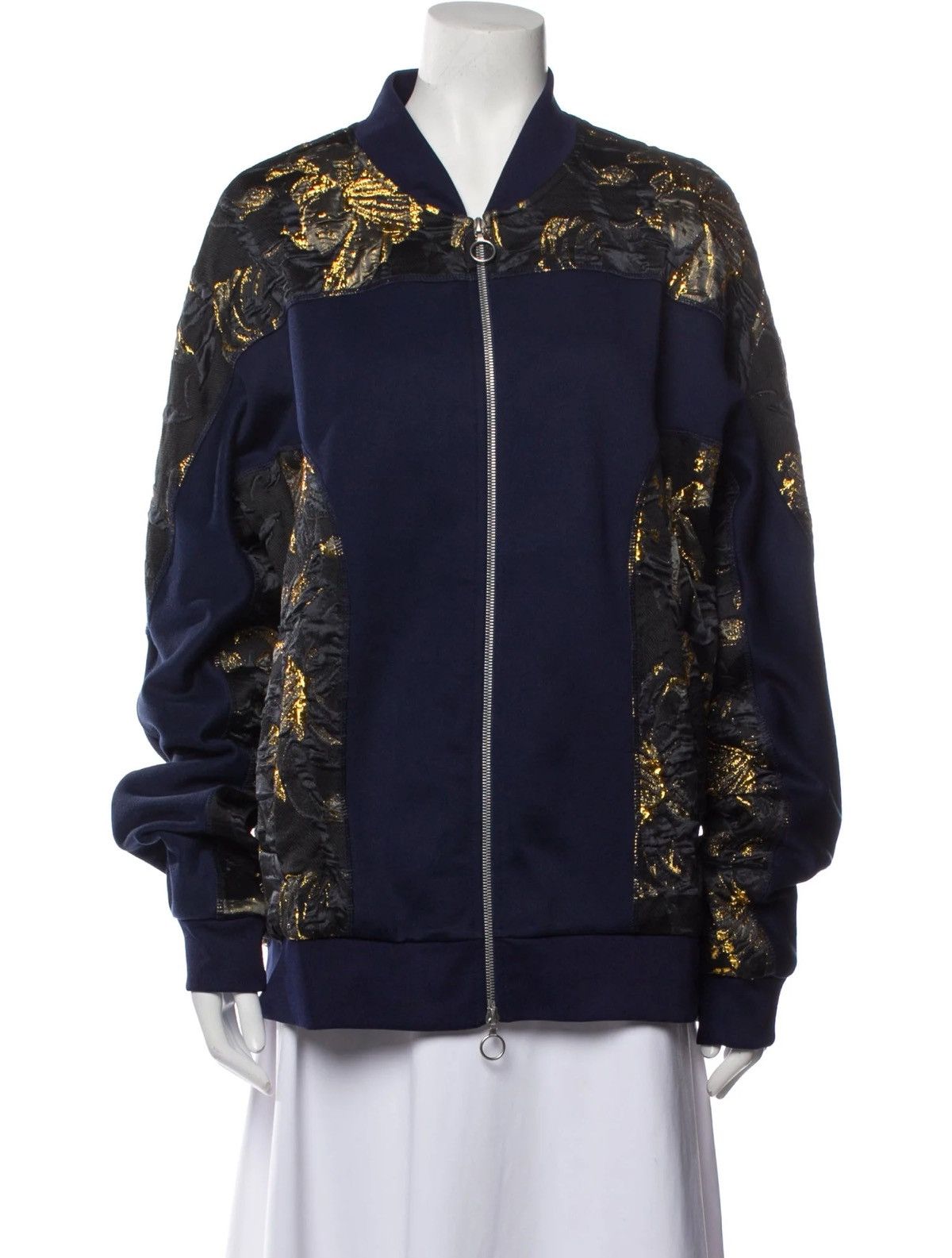 Dries Van Noten Dries Van Noten Floral Print — Bomber Jacket Size US S / EU 44-46 / 1 - 1 Thumbnail