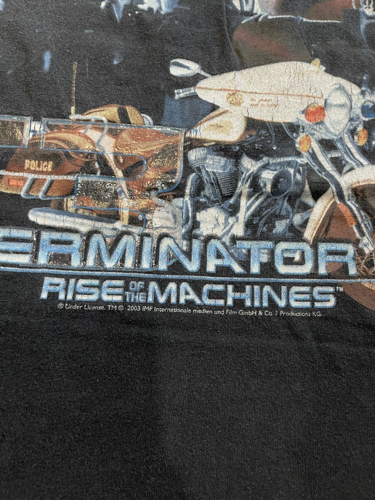 Indian Motorcycle Terminator3 Rise of the Machines Indian Motorcycle Promo Tee Size US XL / EU 56 / 4 - 5 Thumbnail