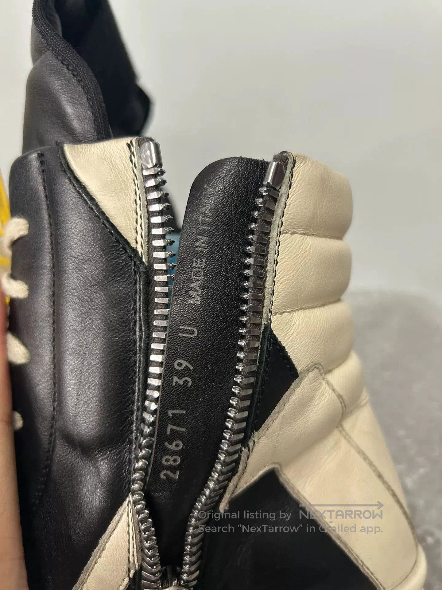Rick Owens rick owens black leather high. Size US 8 / EU 41 - 6 Thumbnail