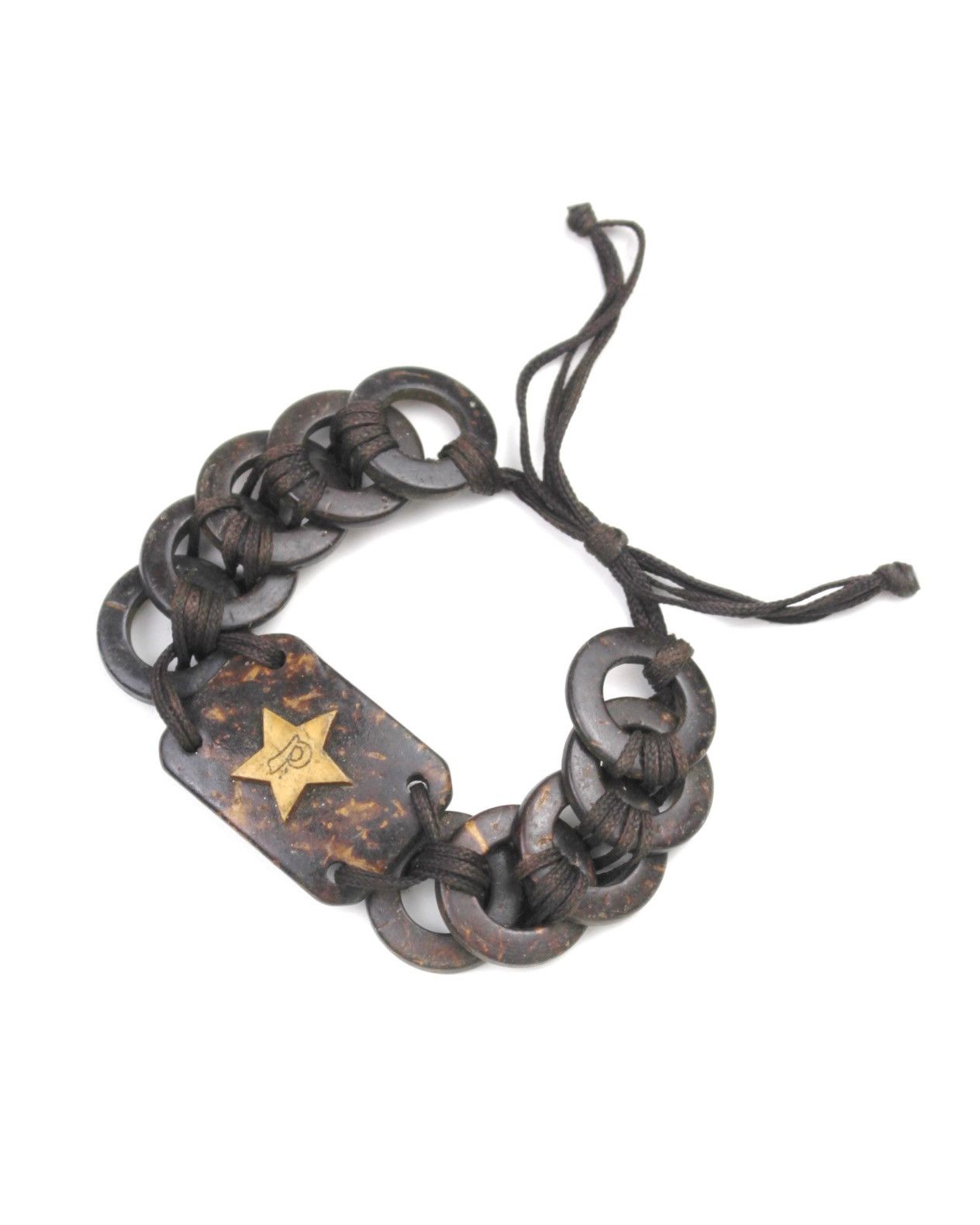 Japanese Brand 2000S JAPANESE MADE HANDCRAFTED RUSTIC STAR TAG BRACELET Size ONE SIZE - 1 Thumbnail