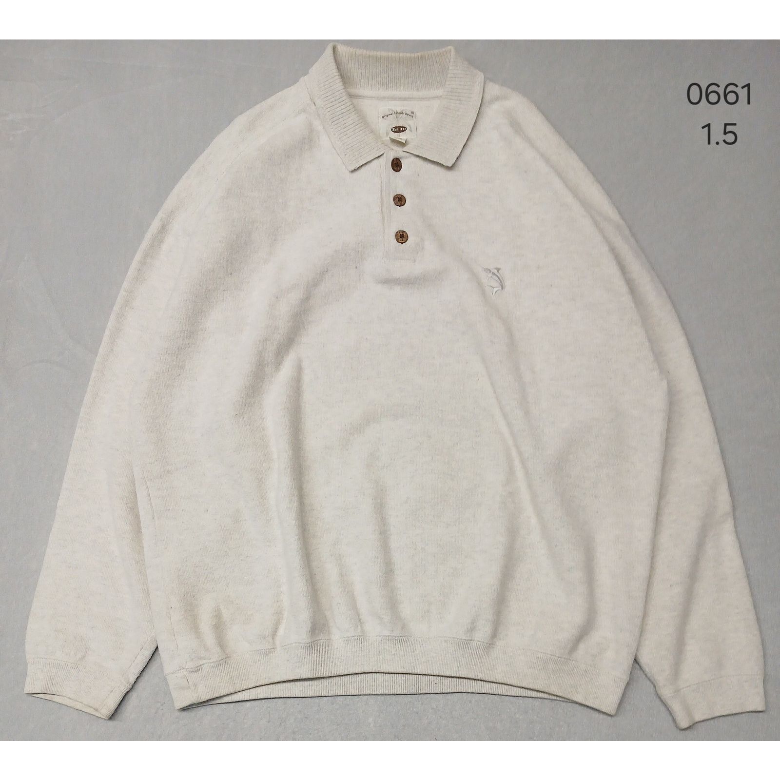 Other Original Island Sport (XL) Ivory Long Button Pullover Shirt Size US XL / EU 56 / 4 - 1 Thumbnail