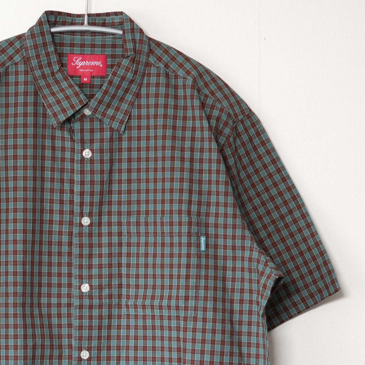 Supreme SUPREME SS2019 PLAID S S SHIRT Size US M / EU 48-50 / 2 - 3 Thumbnail