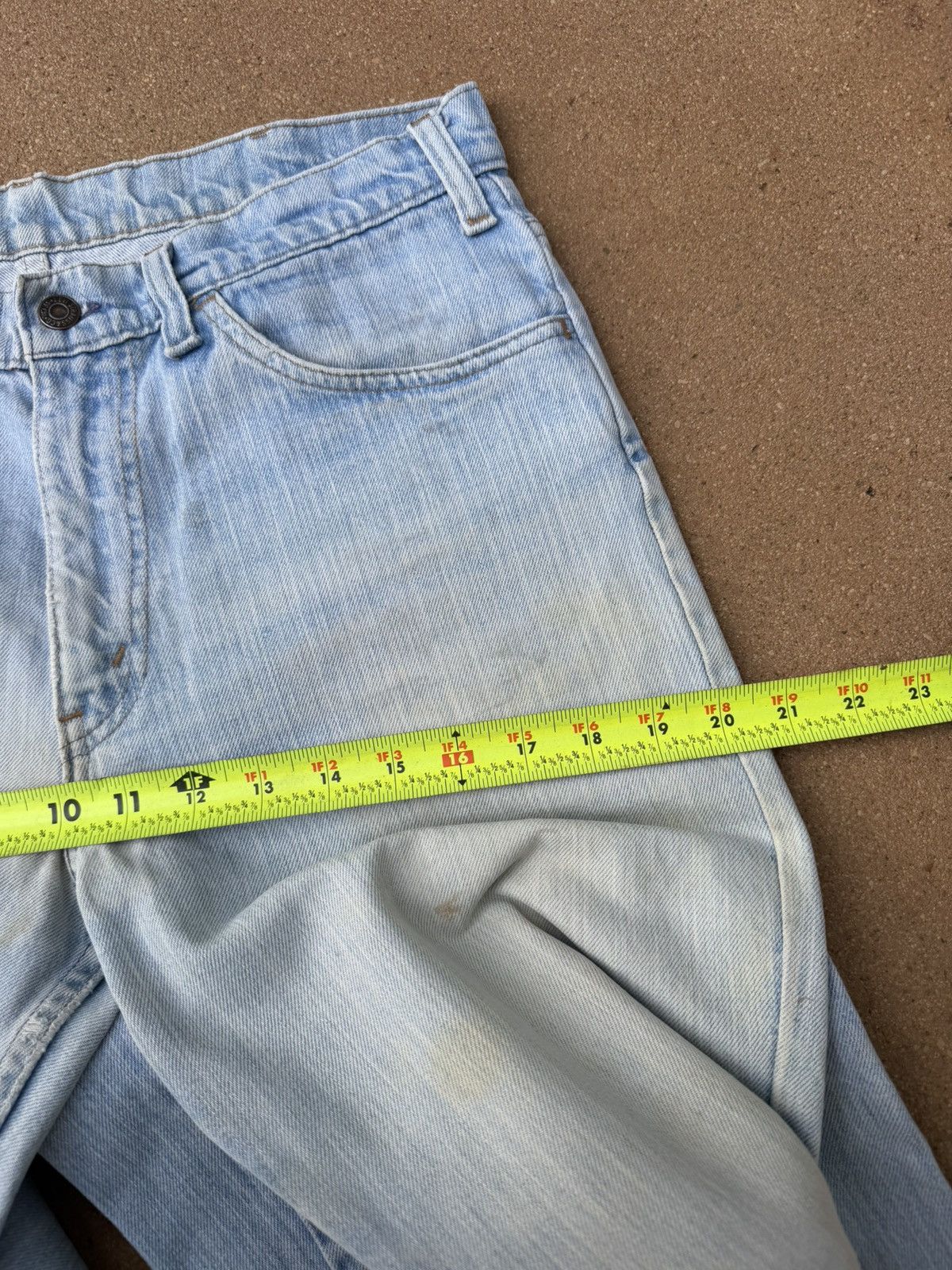 Levi's Vtg 70’s Levi’s 663 Orange Tab Bellbottom Flare Jeans 32x32 Size US 32 / EU 48 - 12 Thumbnail