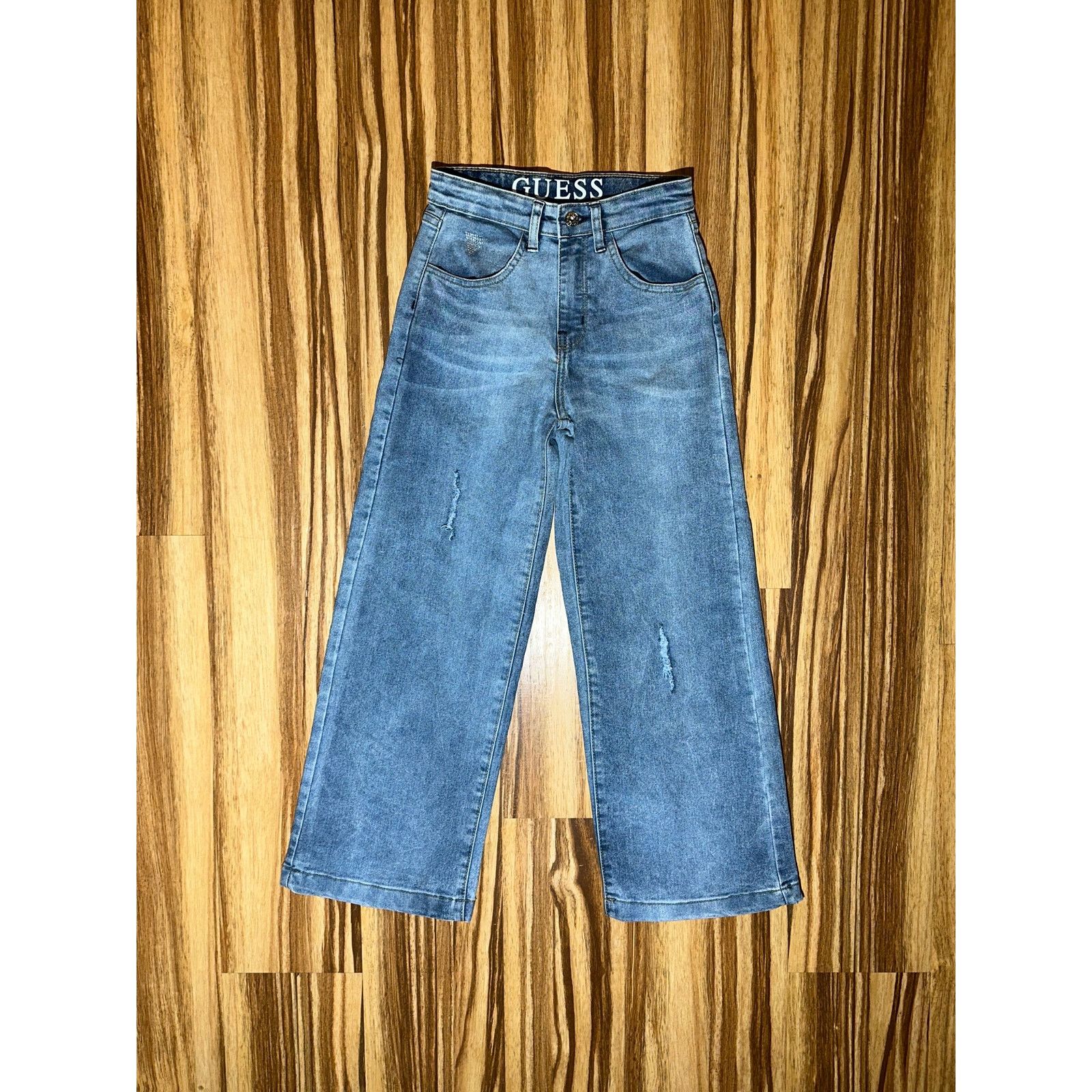Guess Guess Light Blue Jeans Size 10 Size 32" / US 10 / IT 46 - 2 Thumbnail