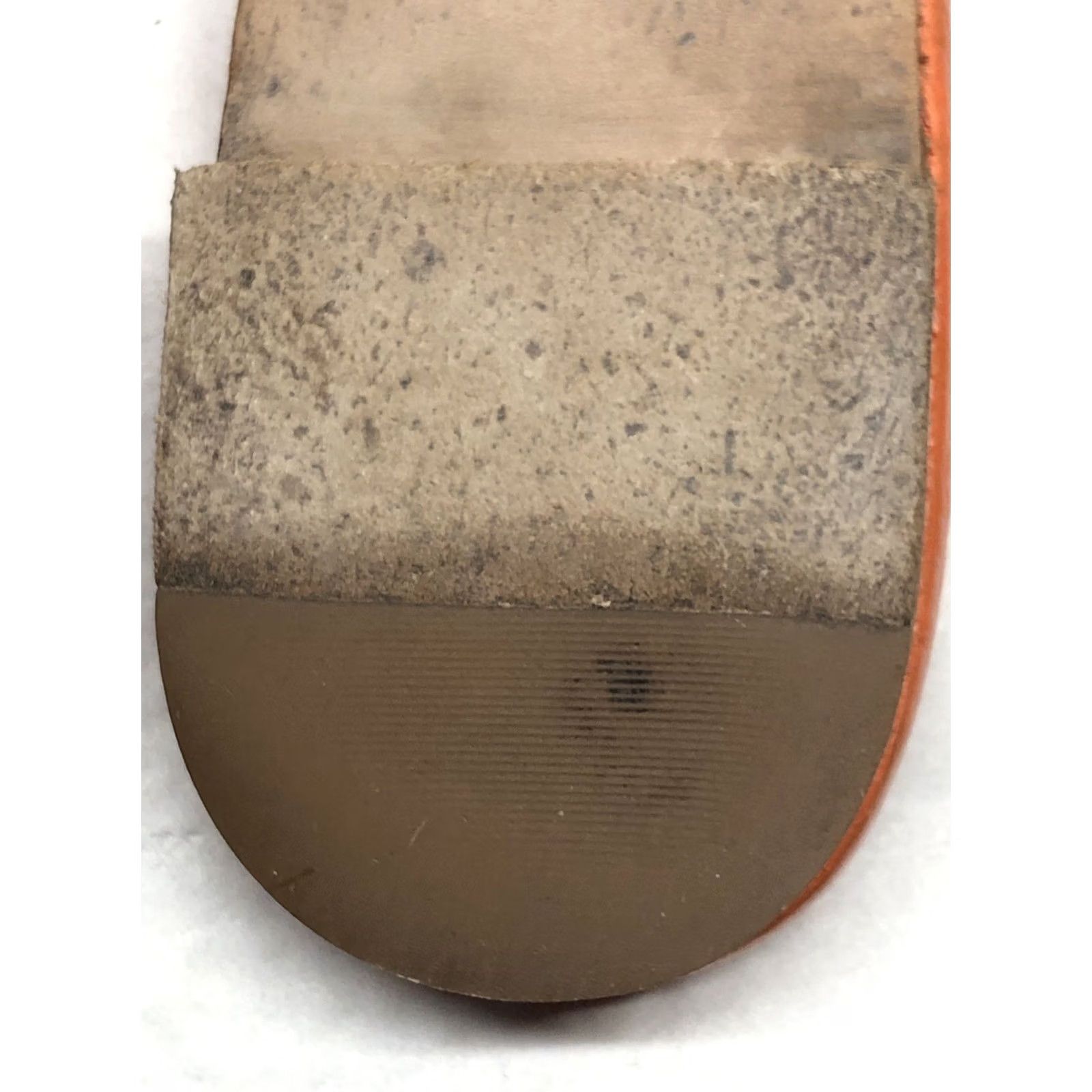 Tory Burch Tory Burch Sandal Slides Women Size 9.5 Custom Tan/Orange Logo Medallion Leather Miller Leticia Flat Slip On Size US 10 / IT 40 - 6 Thumbnail