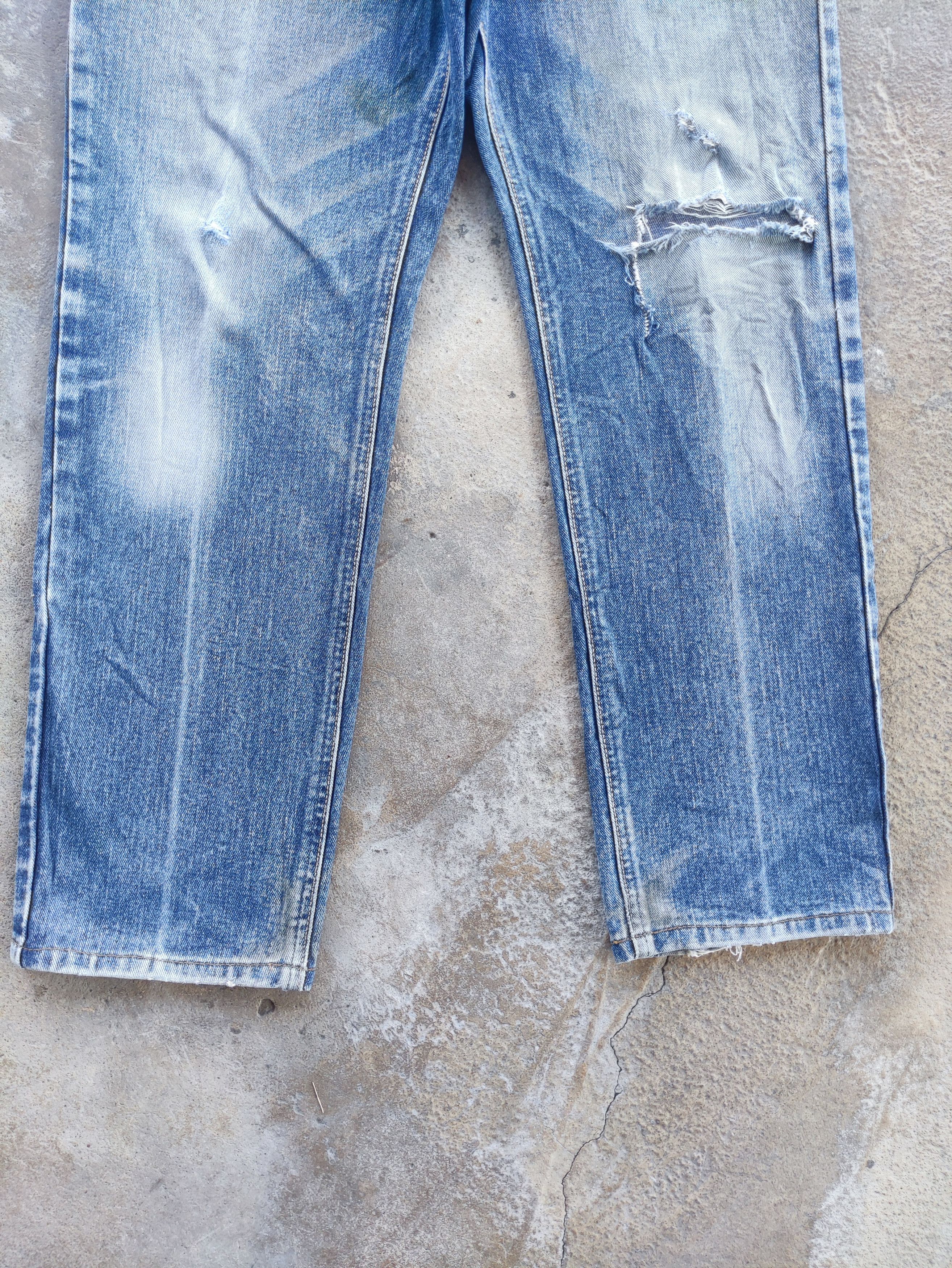 Edwin × Jean × Vintage Vintage Edwin Japan Distressed faded Denim Pants Jeans W30 Size US 30 / EU 46 - 4 Thumbnail