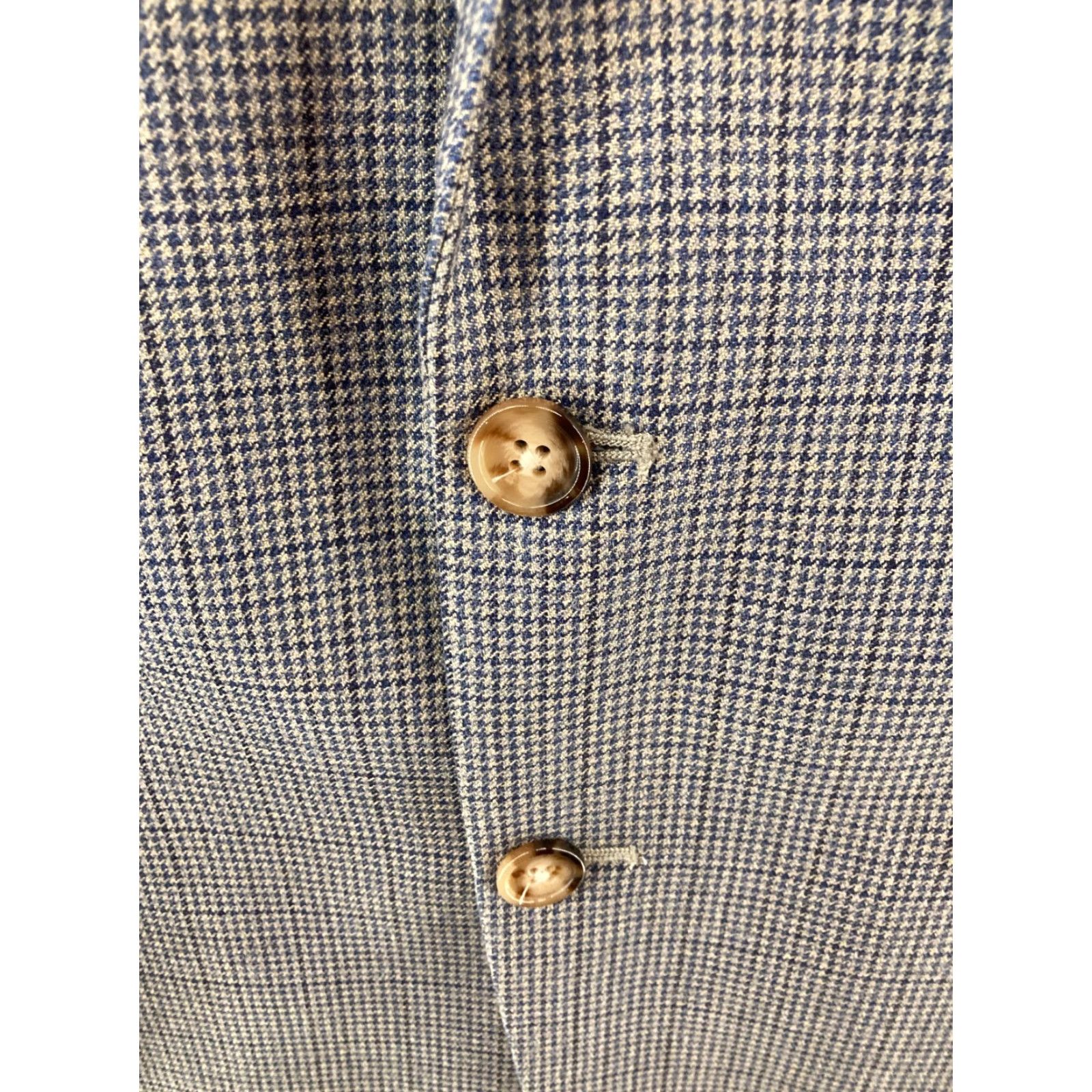 Ralph Lauren Lauren Ralph Lauren Blazer Mens 42r Check Blue Silk Blend Jacket 2-Button Single-Breast Men’s Size 42 Size 42R - 7 Thumbnail