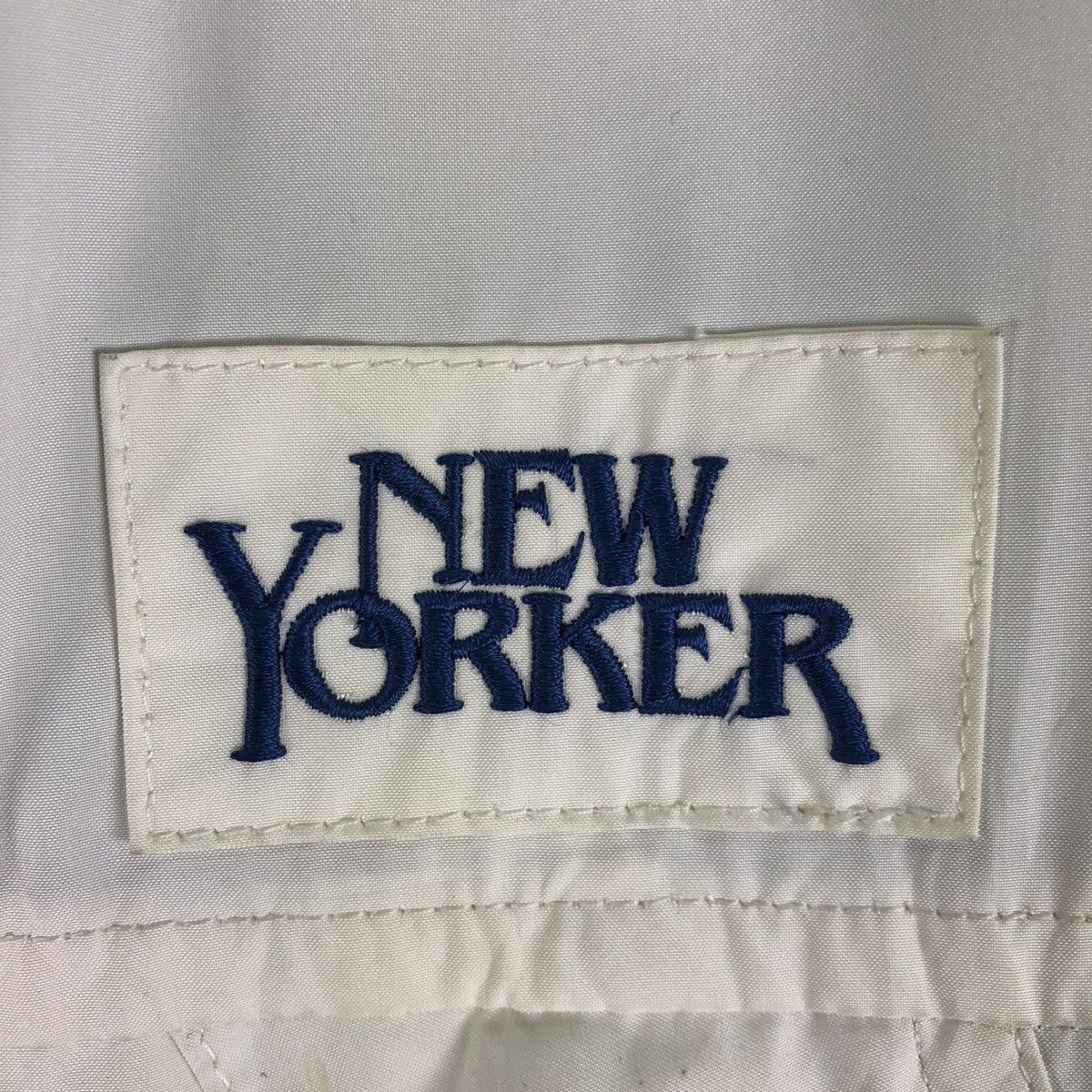 Japanese Brand Vintage 90's New Yorker Nylon Zipper Windbreaker Hoodie Size US XXL / EU 58 / 5 - 9 Thumbnail