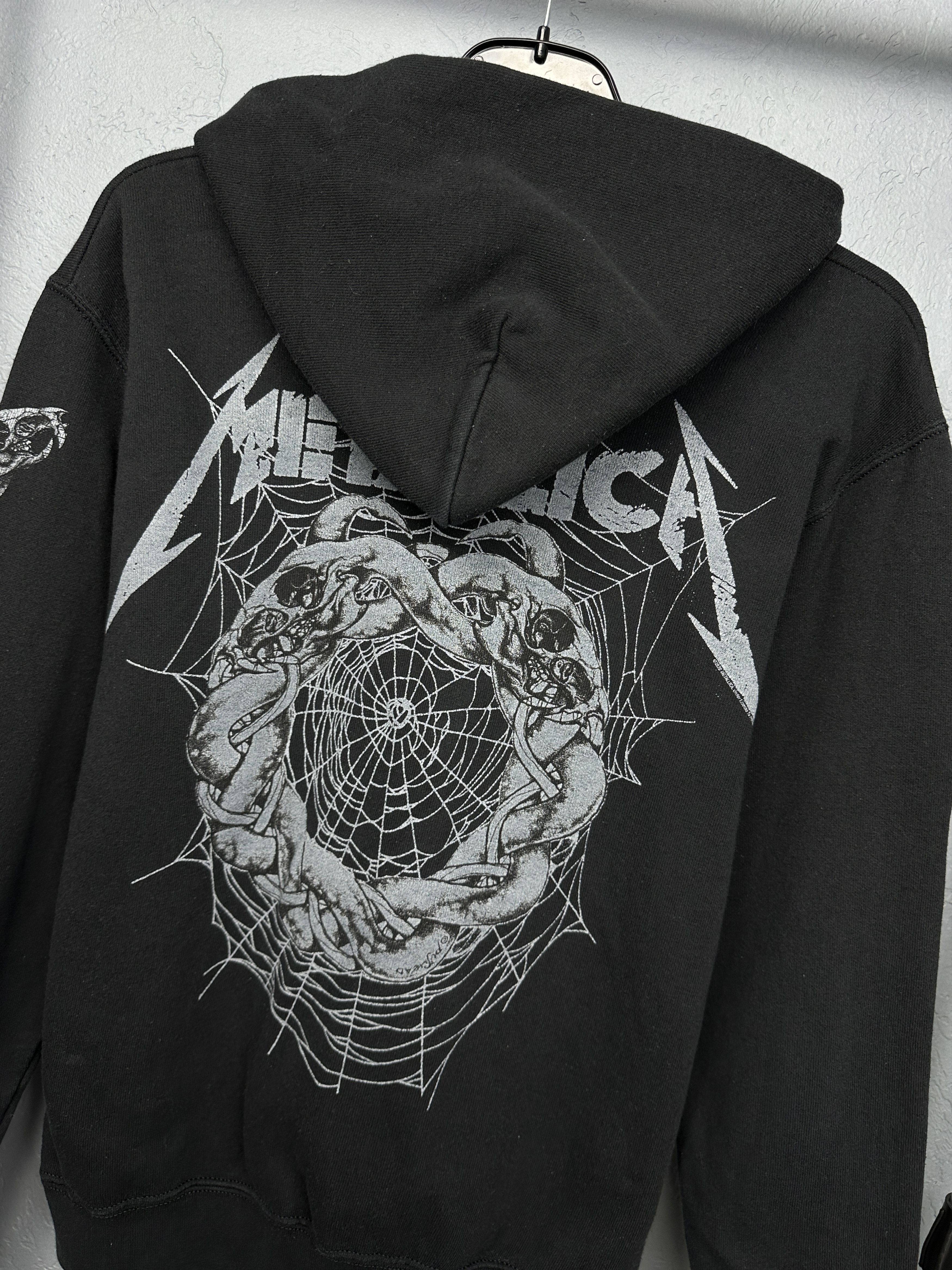 Metallica Metallica Rock Band Vintage Mens Zip Hoodie Size US S / EU 44-46 / 1 - 2 Thumbnail