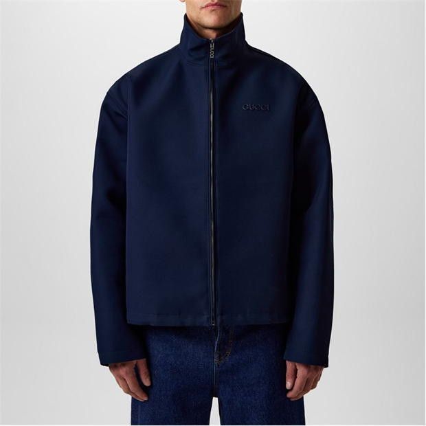Gucci GUCCI Zip Jacket With Logo Embroidery Size US XL / EU 56 / 4 - 2 Thumbnail