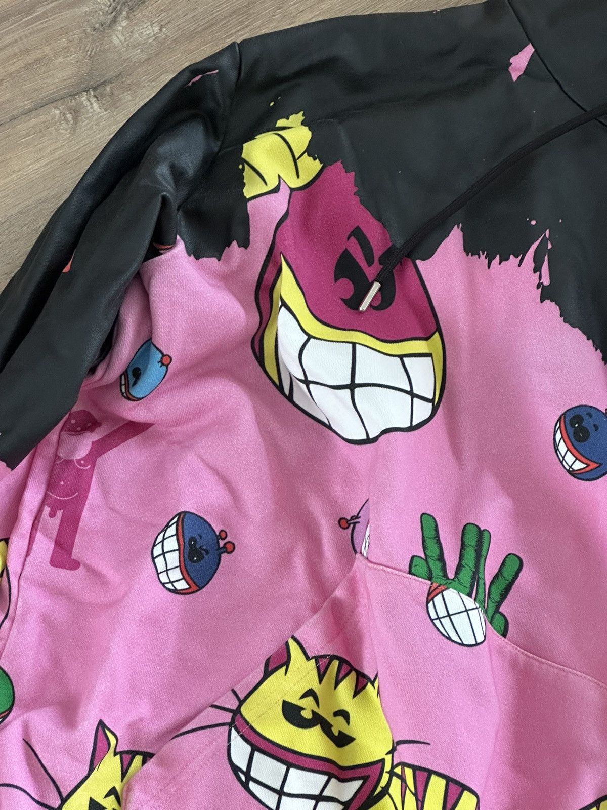 Walter Van Beirendonck DRIP RUNWAY RUBBERIZED ICON HOODIE Size US L / EU 52-54 / 3 - 3 Thumbnail