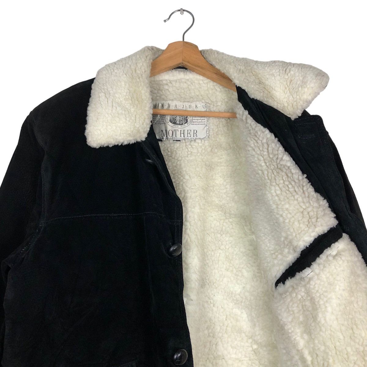 Japanese Brand 🔥Vtg Shearling Leather Jacket Harajuku Mother Issey Miyake Size US M / EU 48-50 / 2 - 12 Thumbnail
