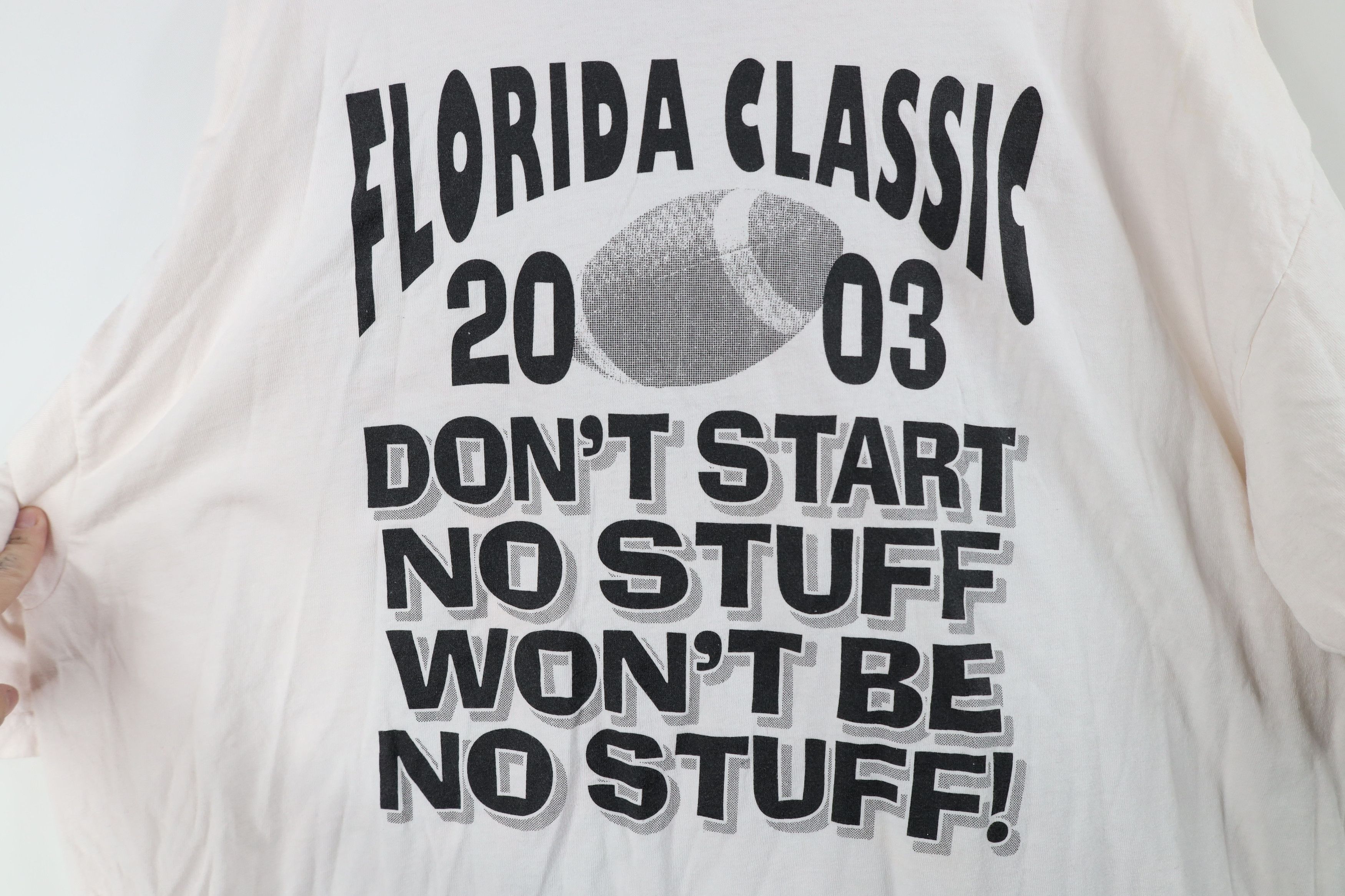 Vintage Vintage Bethune Cookman vs Florida A&M Football T-Shirt Size US XXL / EU 58 / 5 - 11 Thumbnail